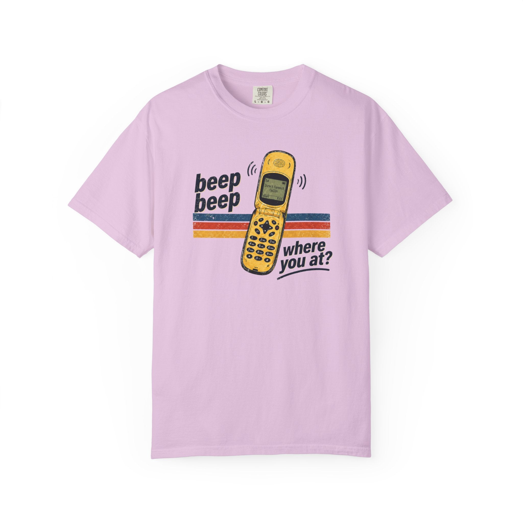 90s Chirp Phone Retro Tee – Beep Beep Where You At? Vintage Walkie Talkie Style Shirt