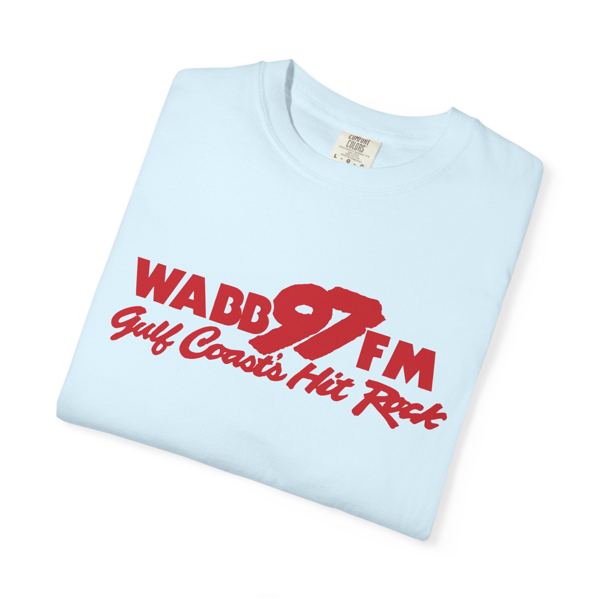 WABB 97 FM Tee | Vintage Mobile, AL Radio Station Shirt | Gulf Coast's Hit Rock