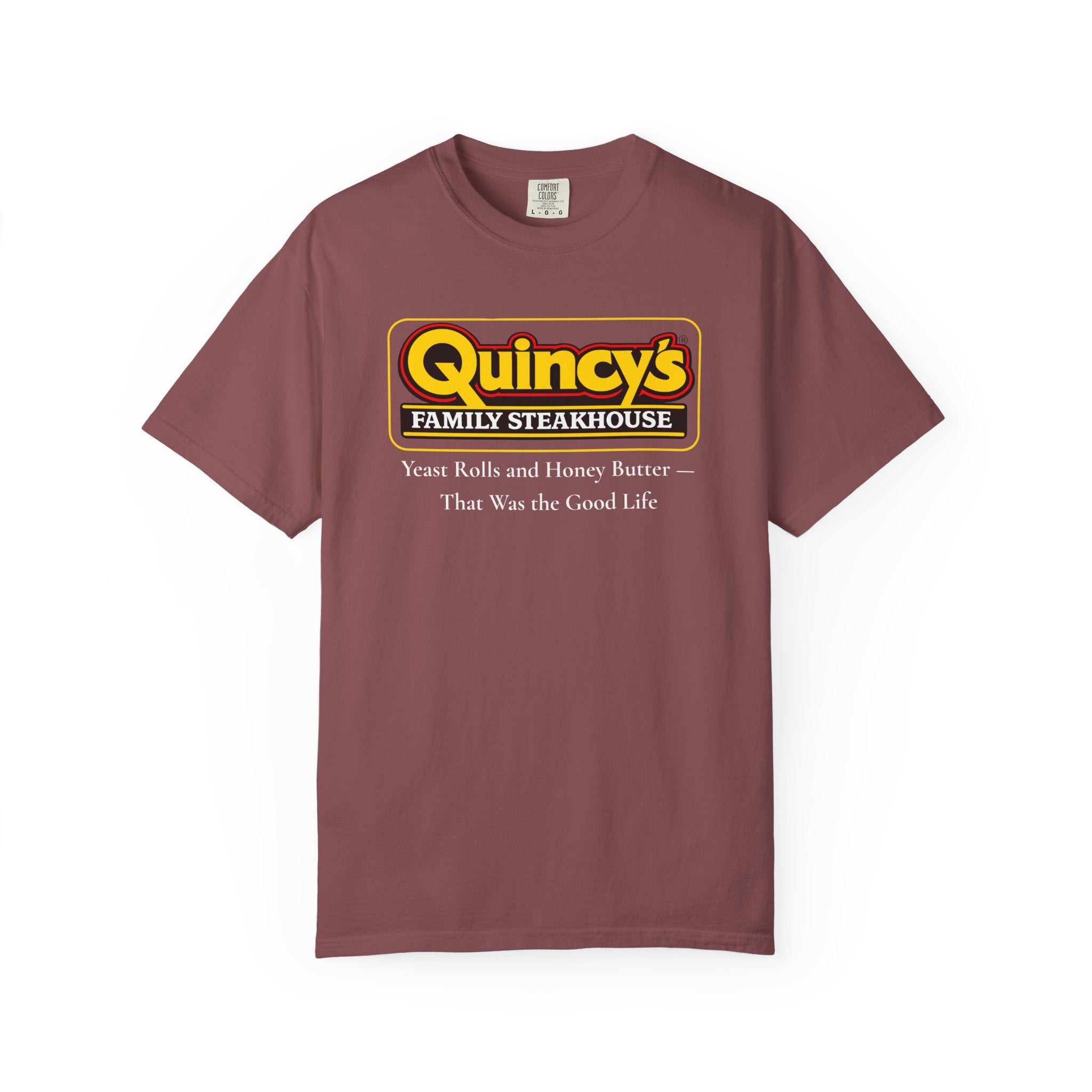 Quincy's Family Steakhouse — Yeast Rolls and Honey Butter Tee