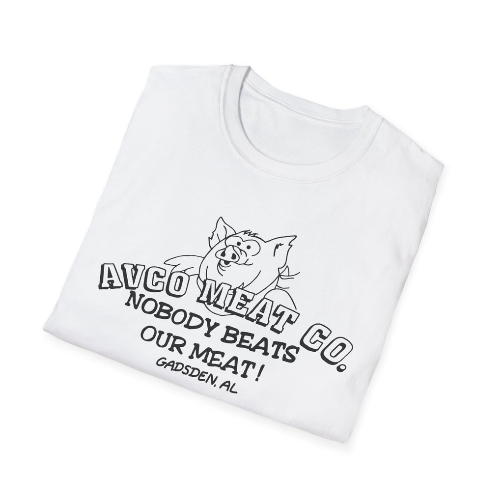 AVCO Meat Co. T-Shirt - Nobody Beats Our Meats Gadsden, Al