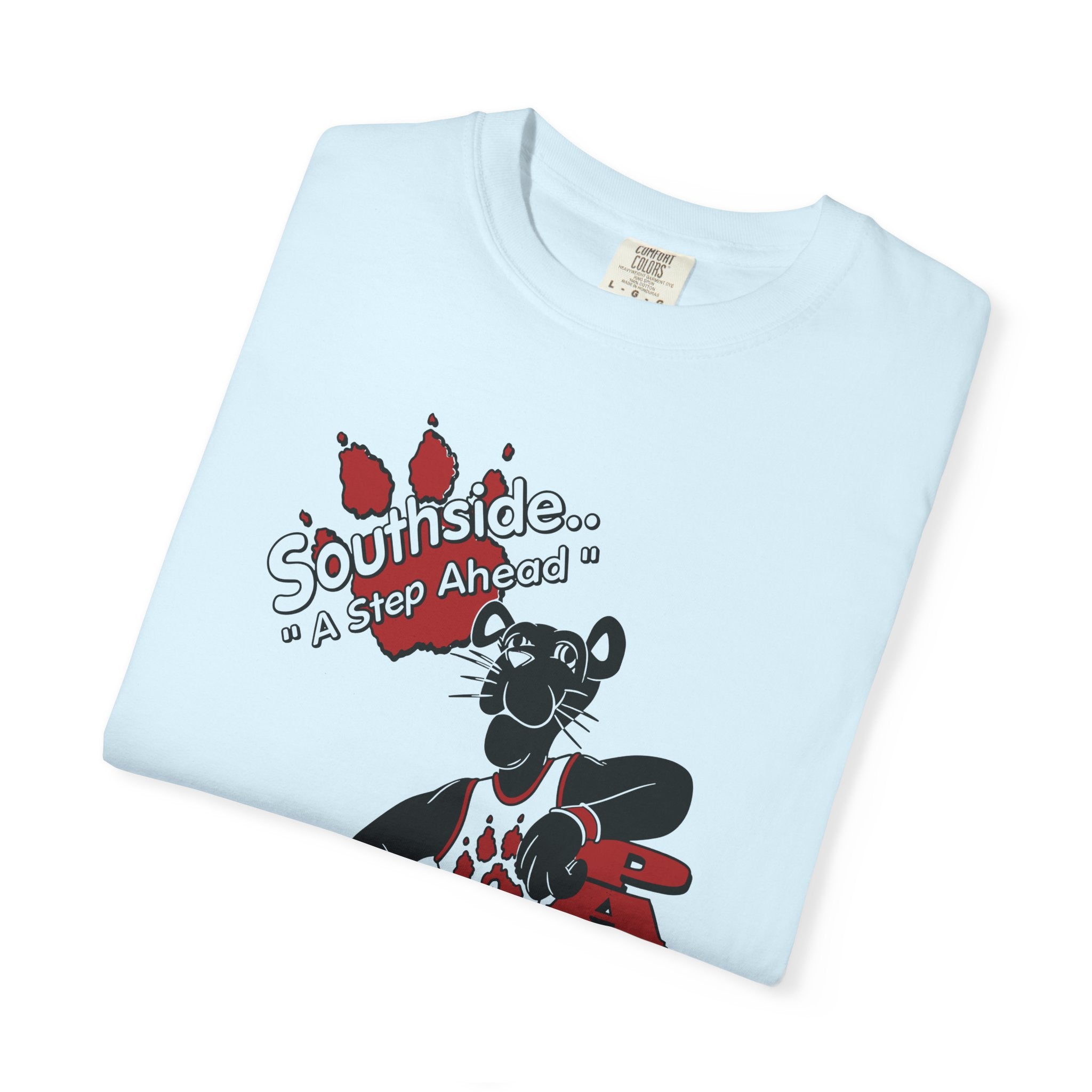 Southside High School Panthers 90's Graphic Design T-Shirt