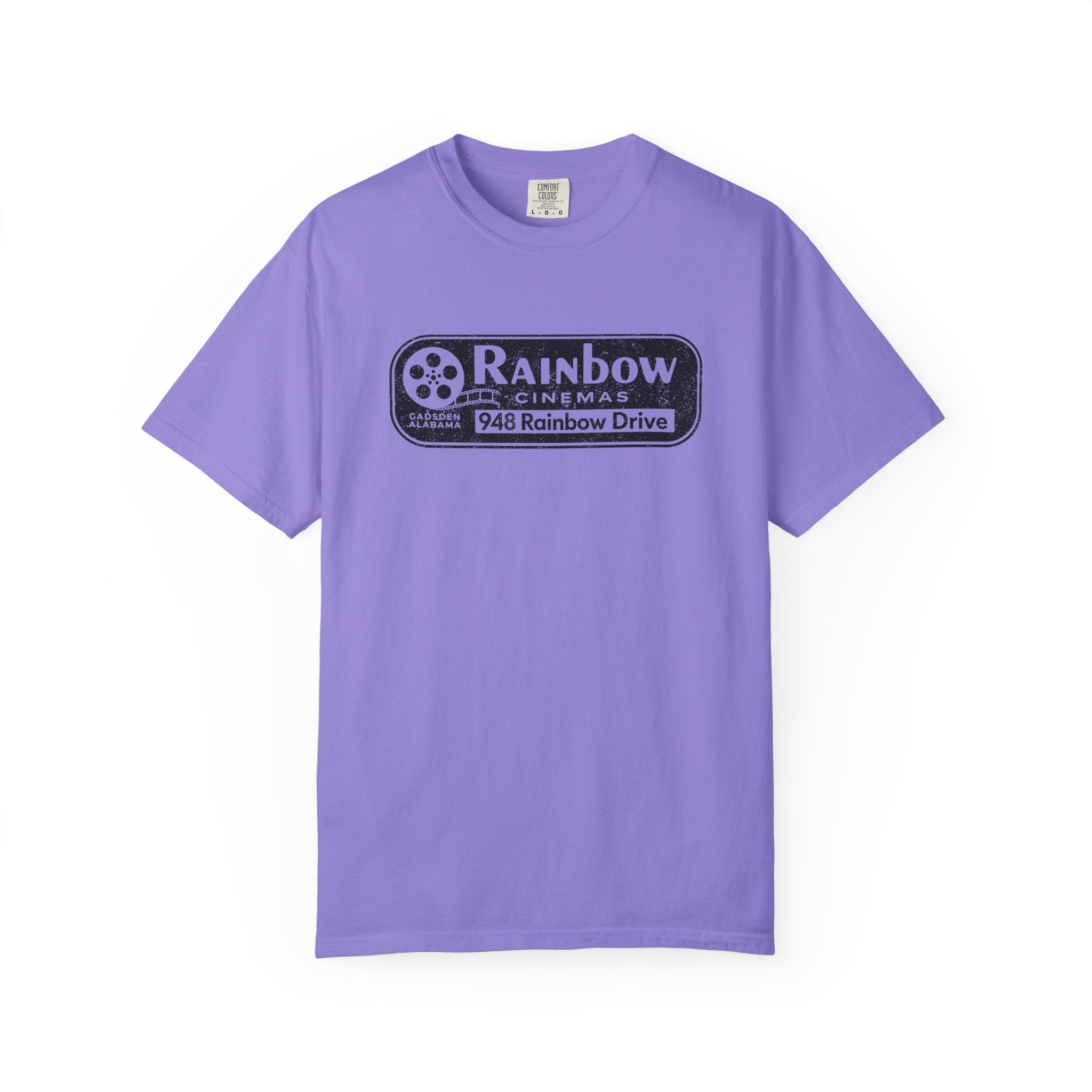 Rainbow Cinemas Vintage Logo T-Shirt  Gadsden, AL