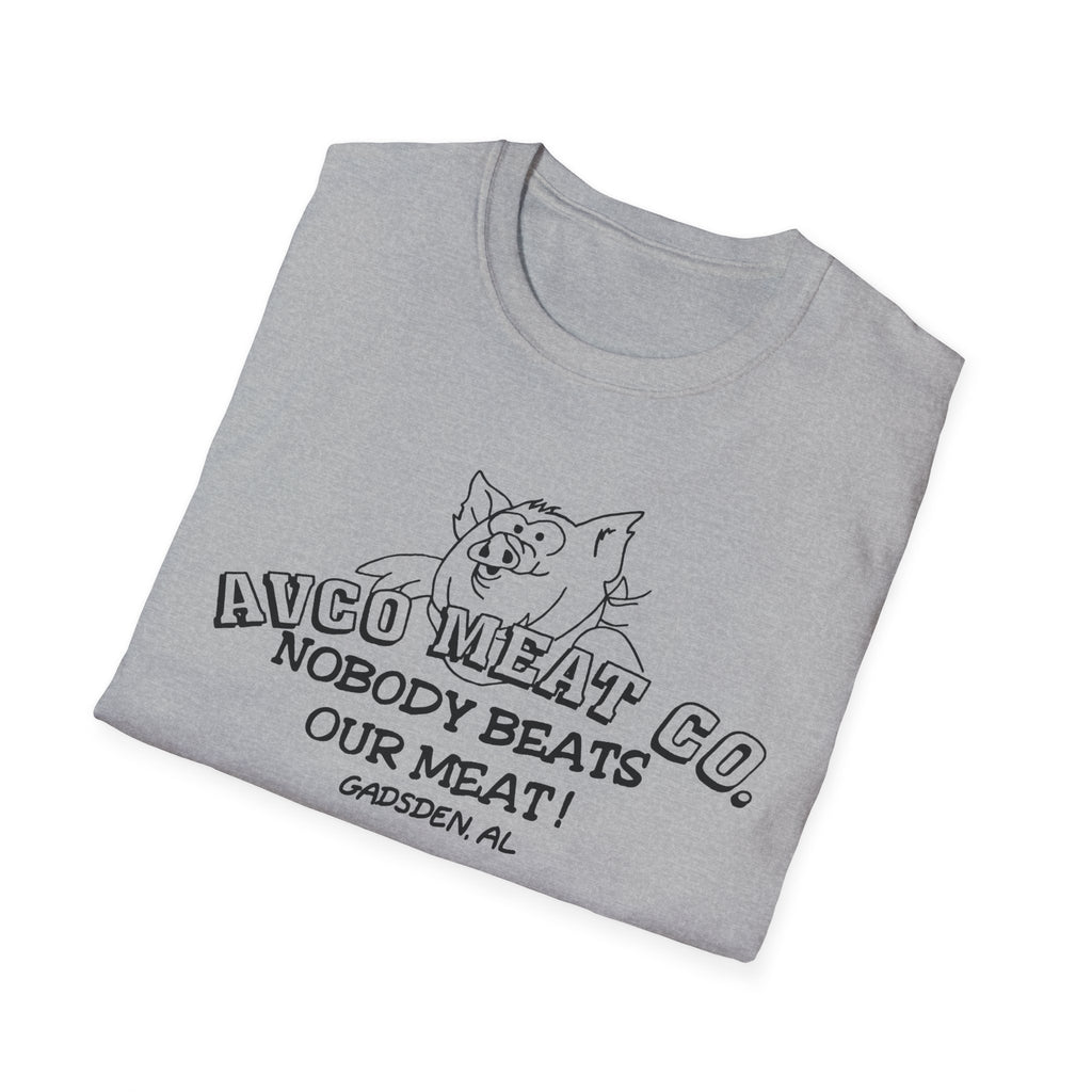 AVCO Meat Co. T-Shirt - Nobody Beats Our Meats Gadsden, Al