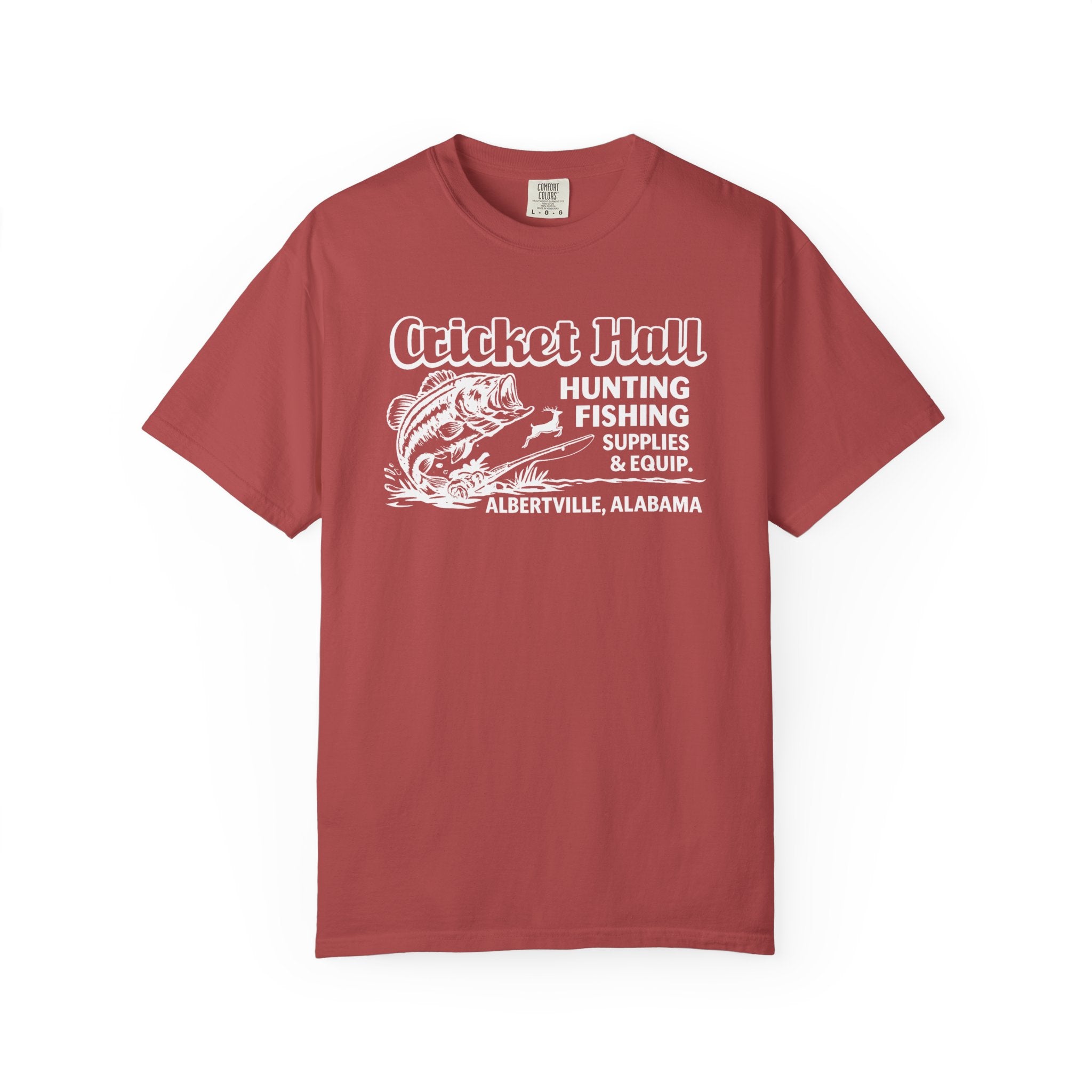 Cricket Hall Hunting & Fishing T-Shirt | Albertville, AL | Vintage Outdoor Supply