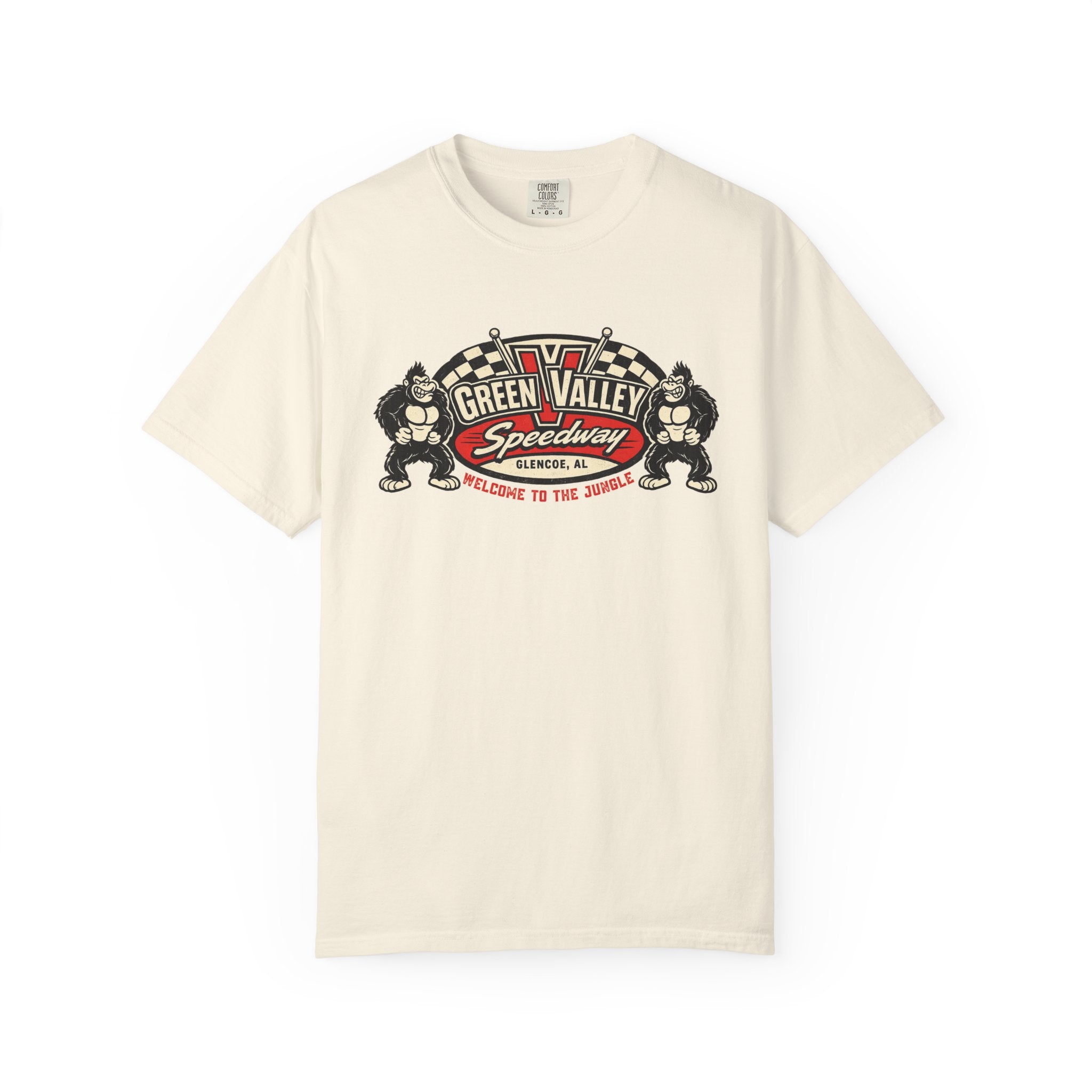 Green Valley Speedway | Welcome to the Jungle Glencoe, AL | Vintage Style T-Shirt