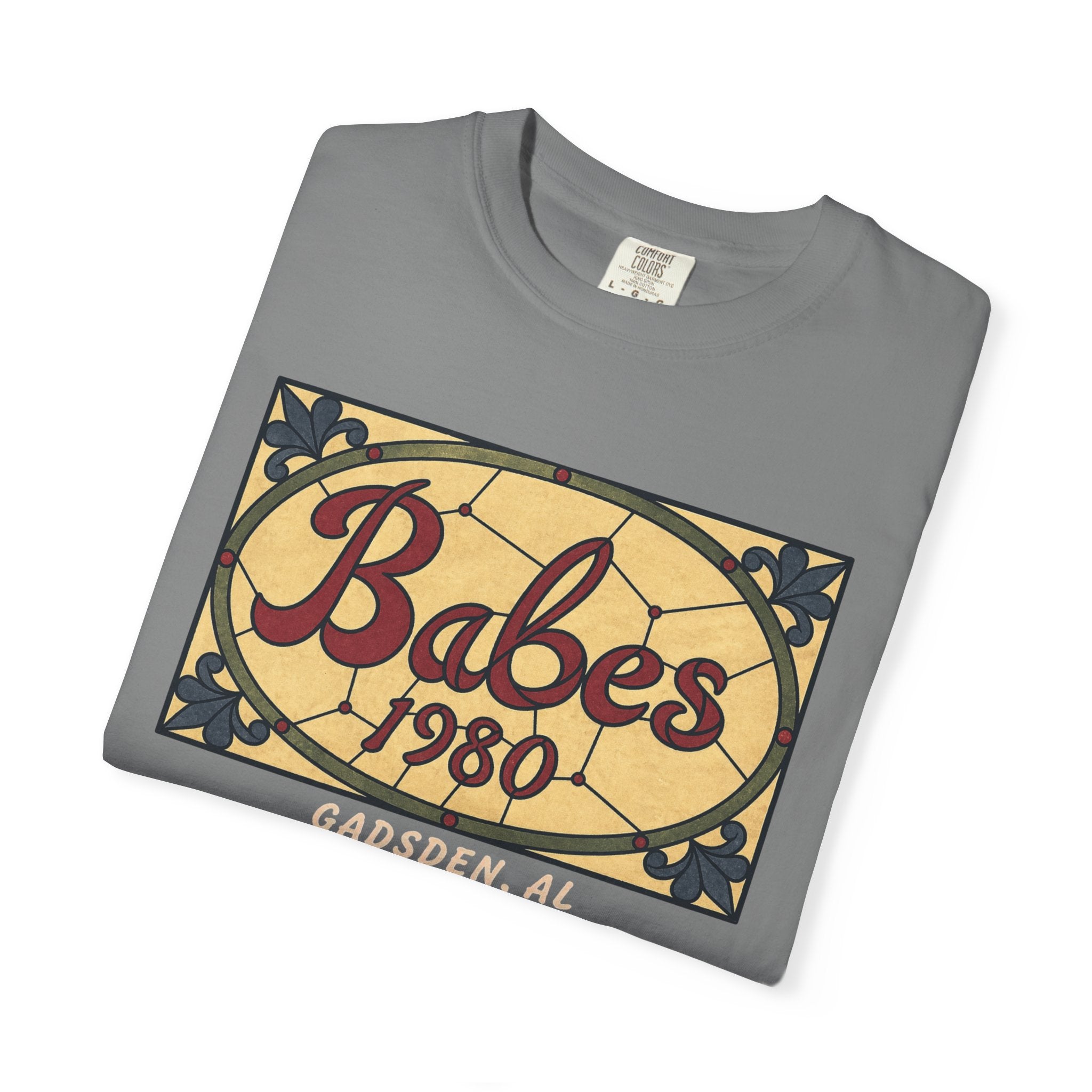 T-Shirt — Babes 1980 Gadsden, AL Vintage Sign Graphic