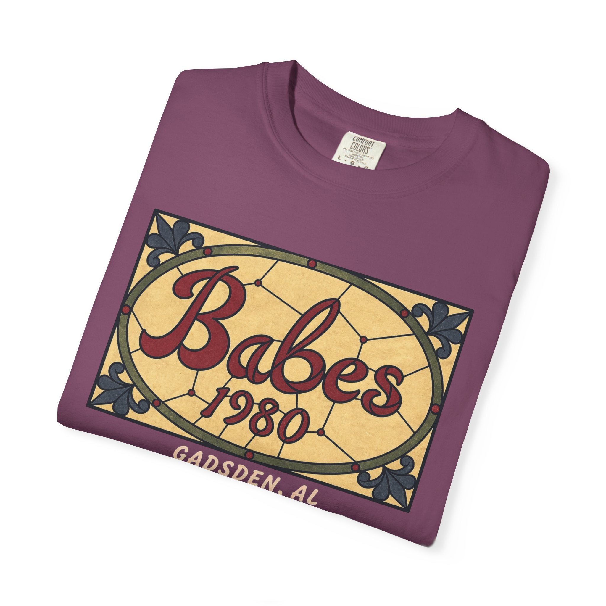 T-Shirt — Babes 1980 Gadsden, AL Vintage Sign Graphic
