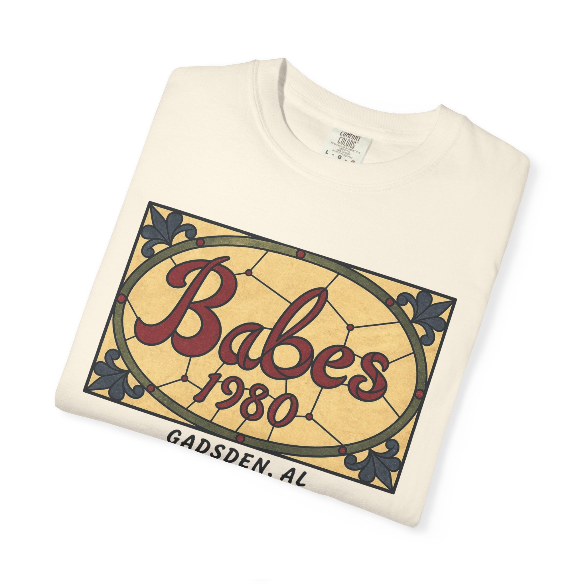T-Shirt — Babes 1980 Gadsden, AL Vintage Sign Graphic