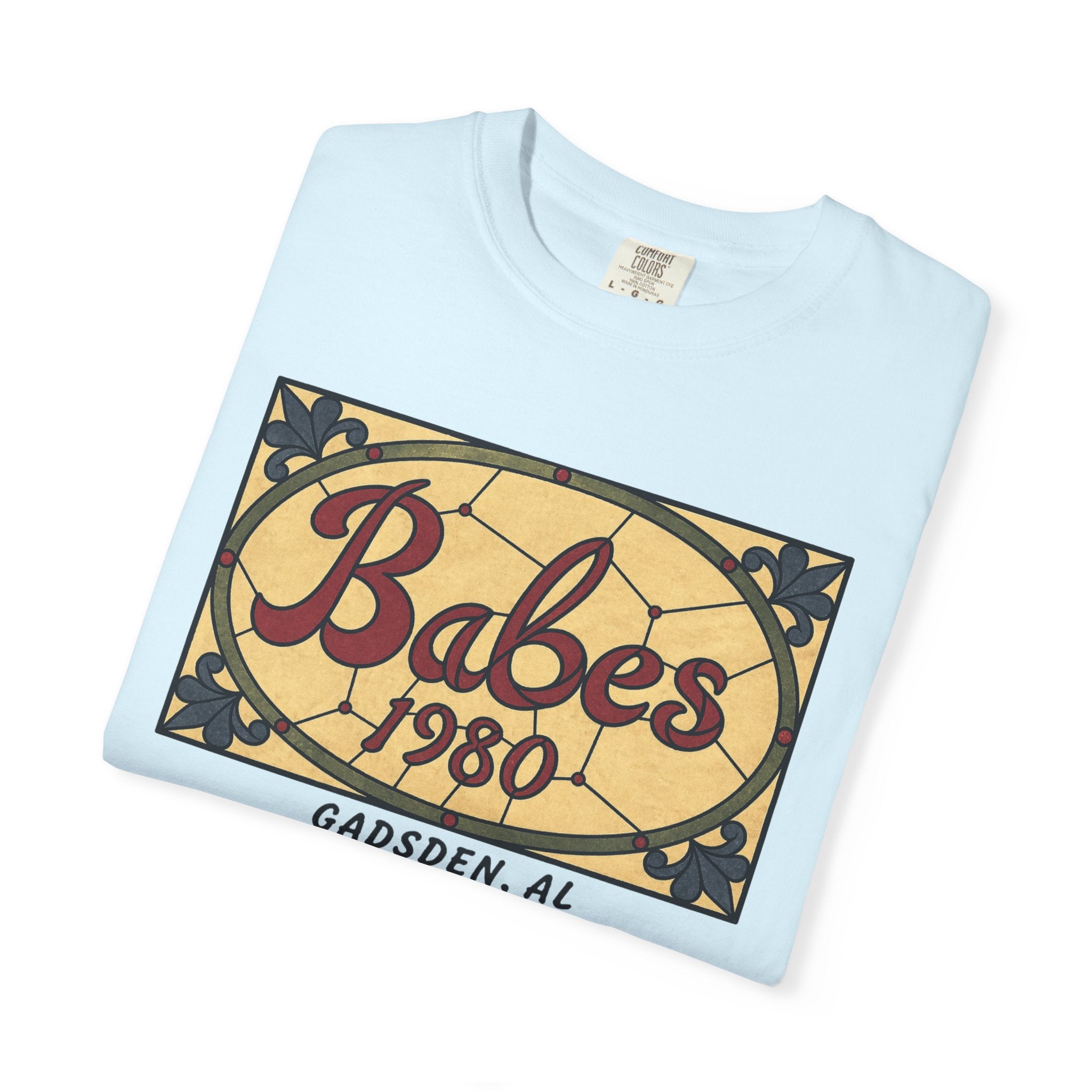 T-Shirt — Babes 1980 Gadsden, AL Vintage Sign Graphic