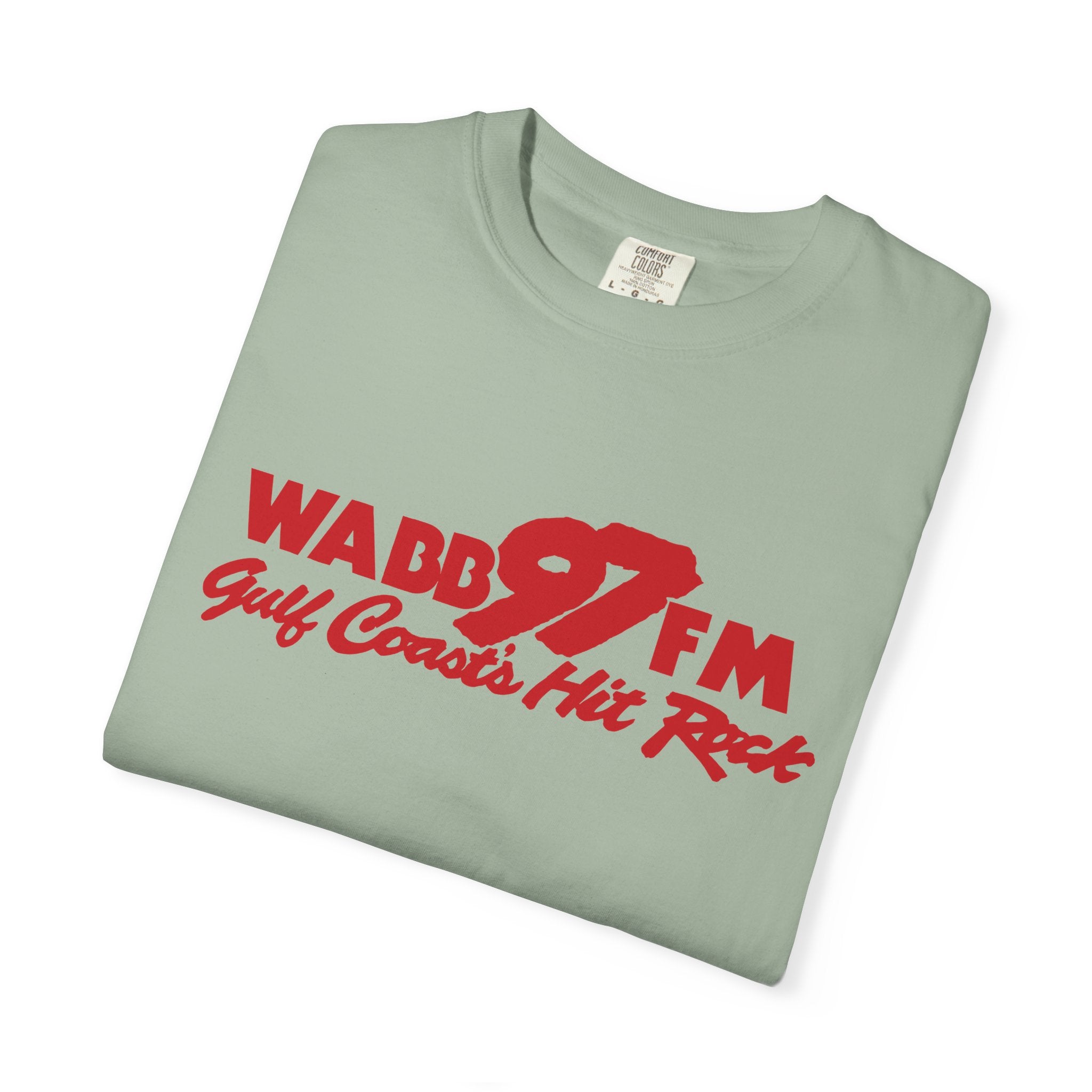 WABB 97 FM Tee | Vintage Mobile, AL Radio Station Shirt | Gulf Coast's Hit Rock