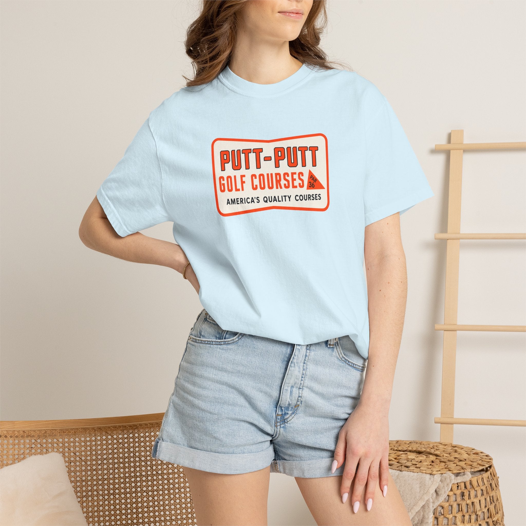 Putt-Putt Golf Courses "America's Quality Courses" Retro Badge Tee
