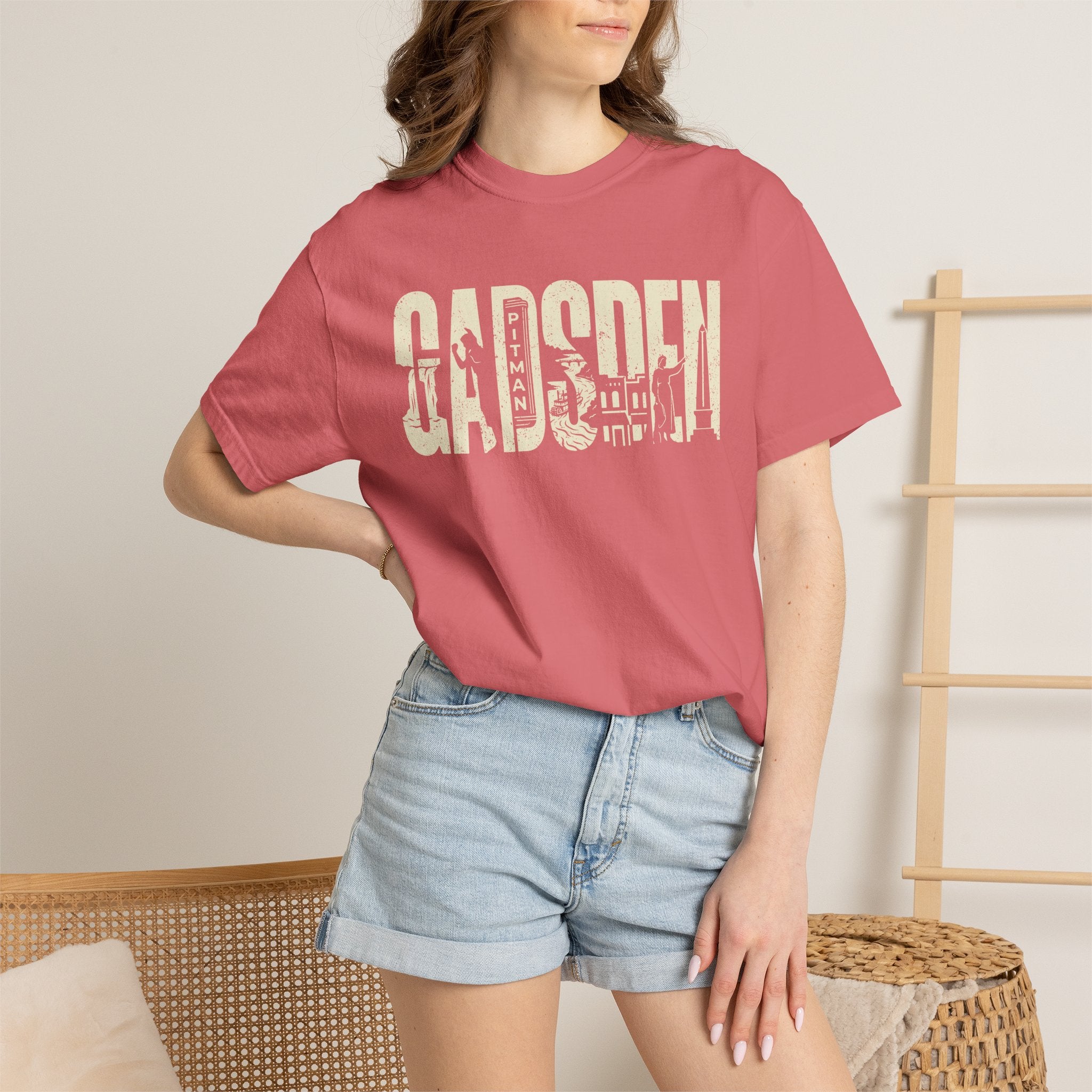 Gadsden, AL — Landmark Letters Tee