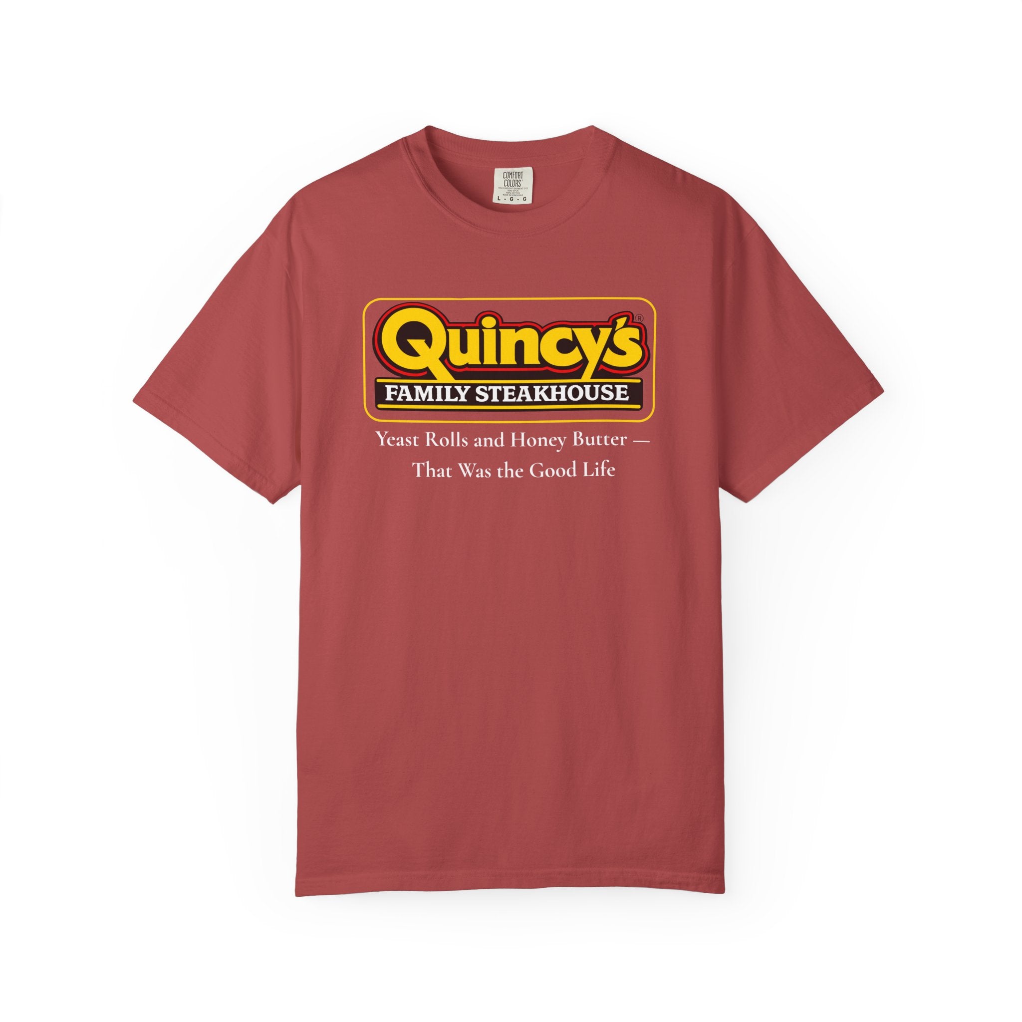 Quincy's Family Steakhouse — Yeast Rolls and Honey Butter Tee