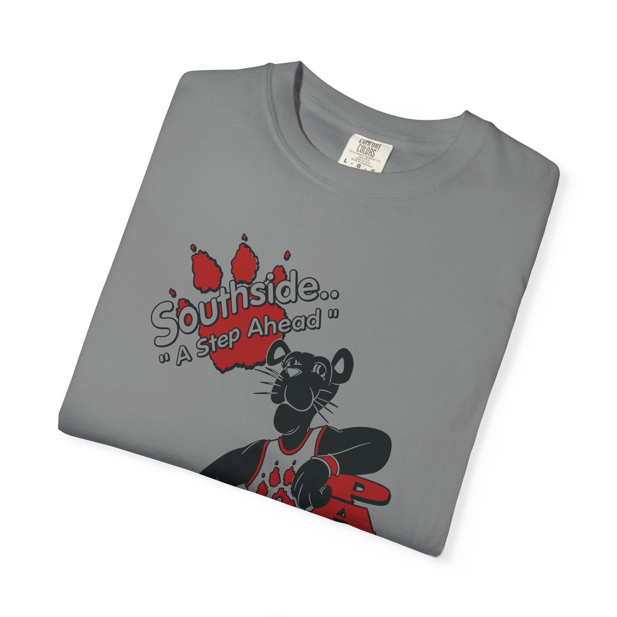Southside High School Panthers 90's Graphic Design T-Shirt