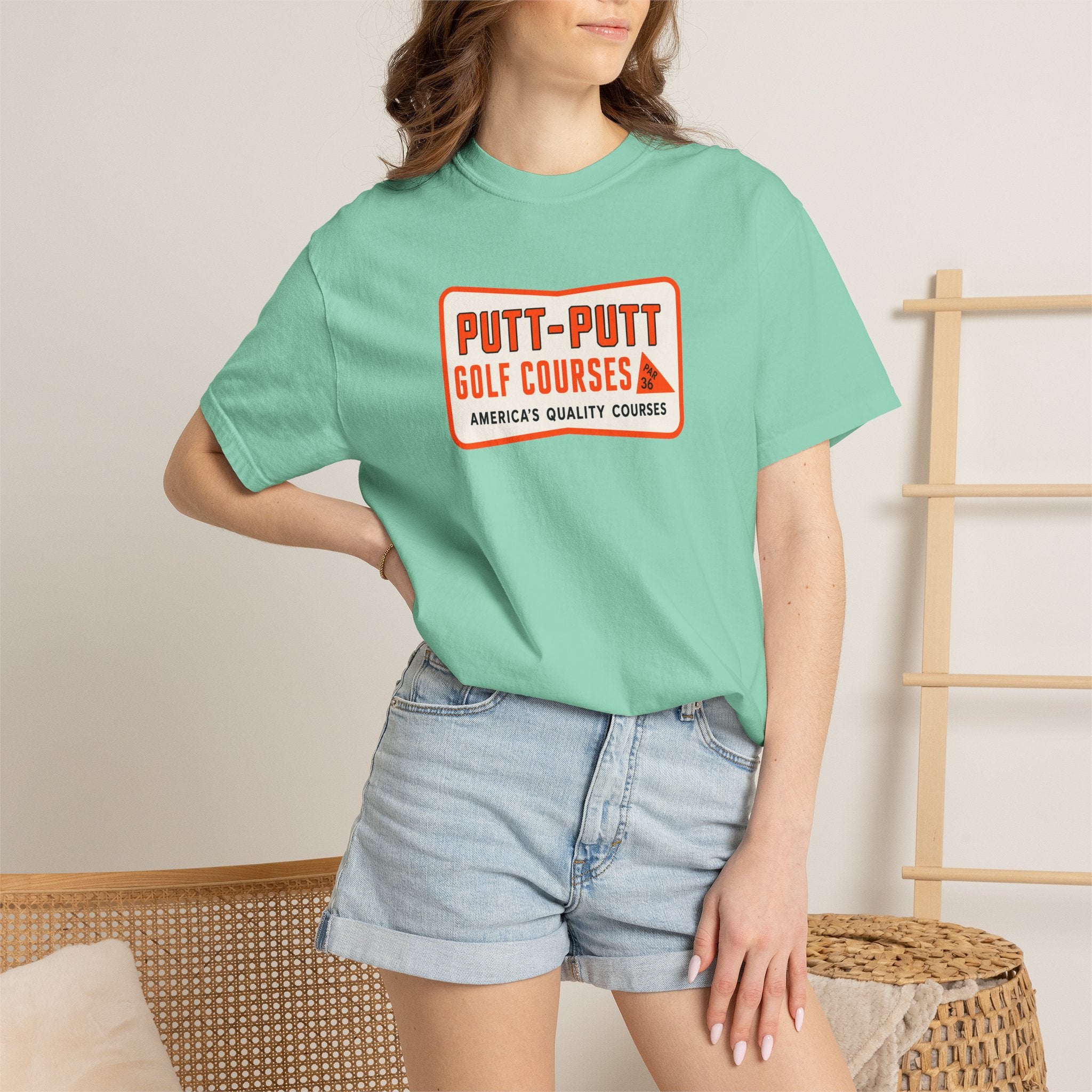Putt-Putt Golf Courses "America's Quality Courses" Retro Badge Tee