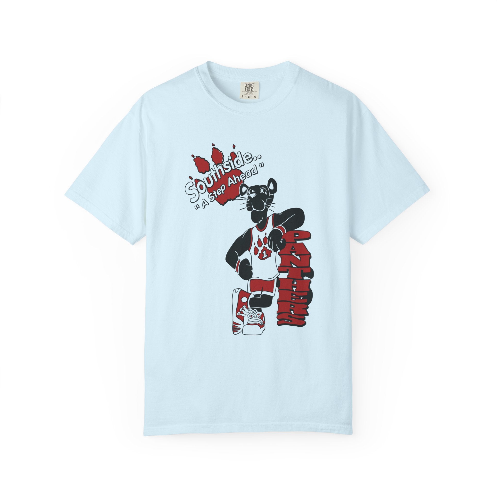 Southside High School Panthers 90's Graphic Design T-Shirt