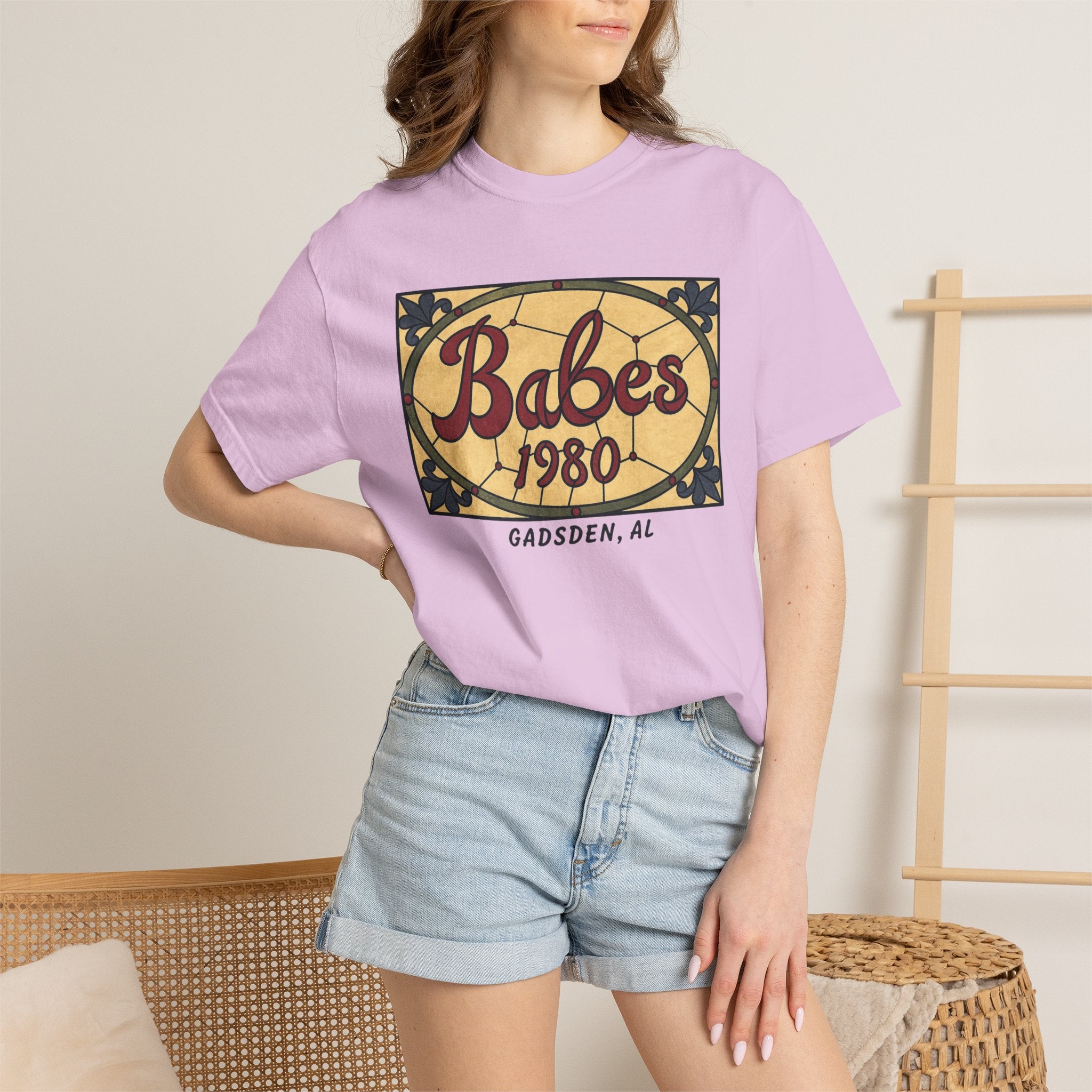 T-Shirt — Babes 1980 Gadsden, AL Vintage Sign Graphic