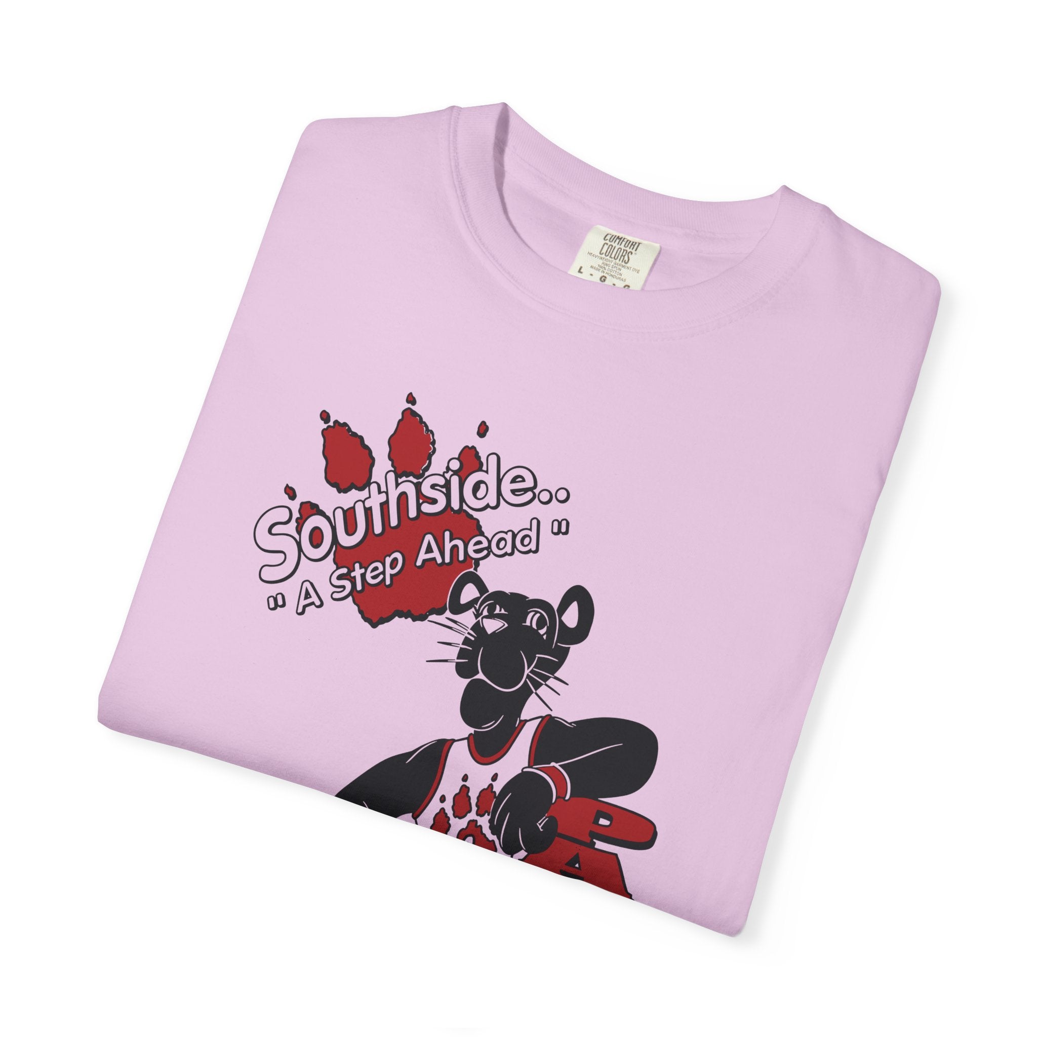 Southside High School Panthers 90's Graphic Design T-Shirt