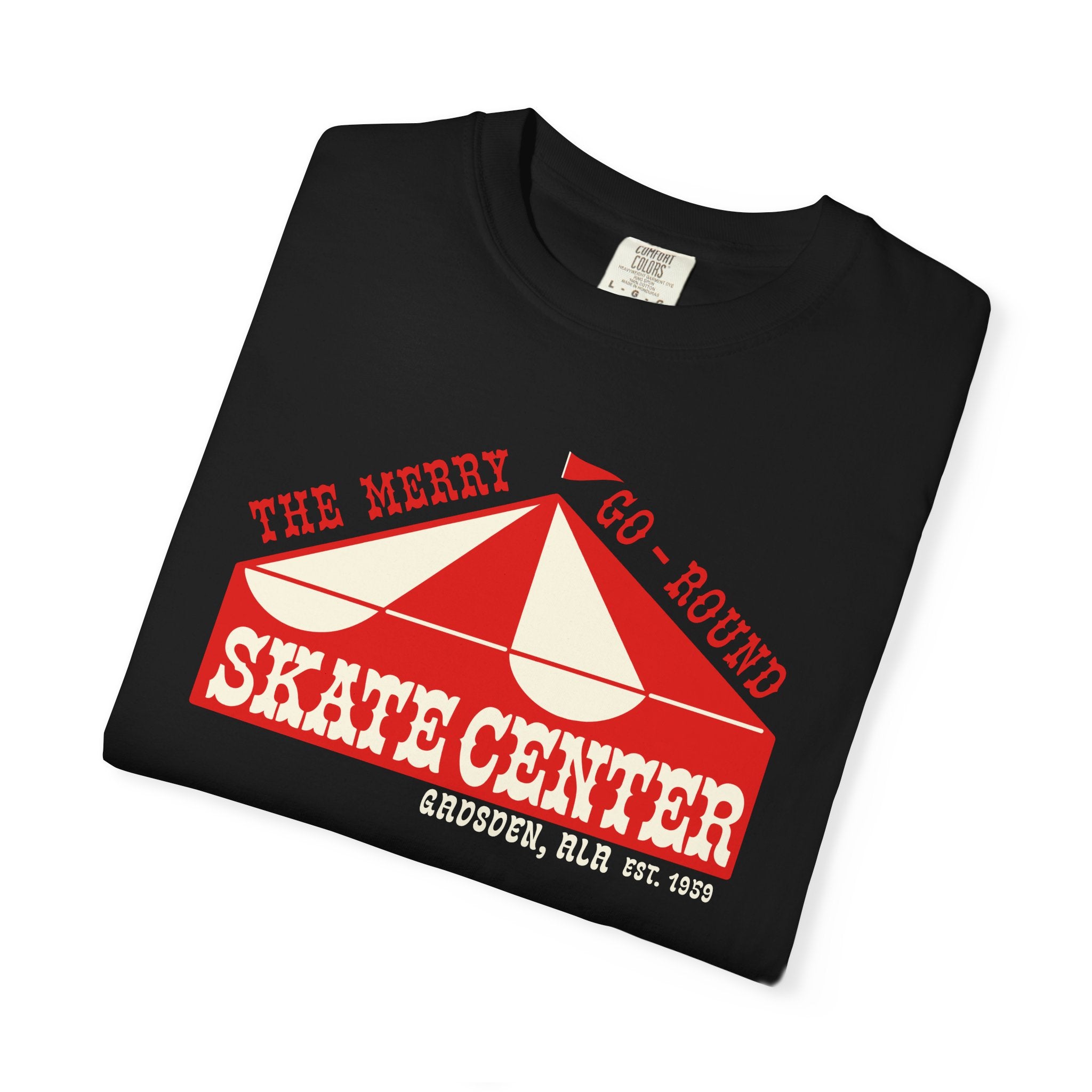 The Merry-Go-Round Skate Center | Vintage Gadsden Alabama Skating Rink Shirt Vintage Tee