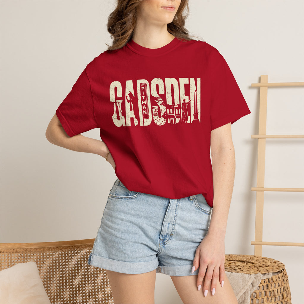 Gadsden, AL — Landmark Letters Tee