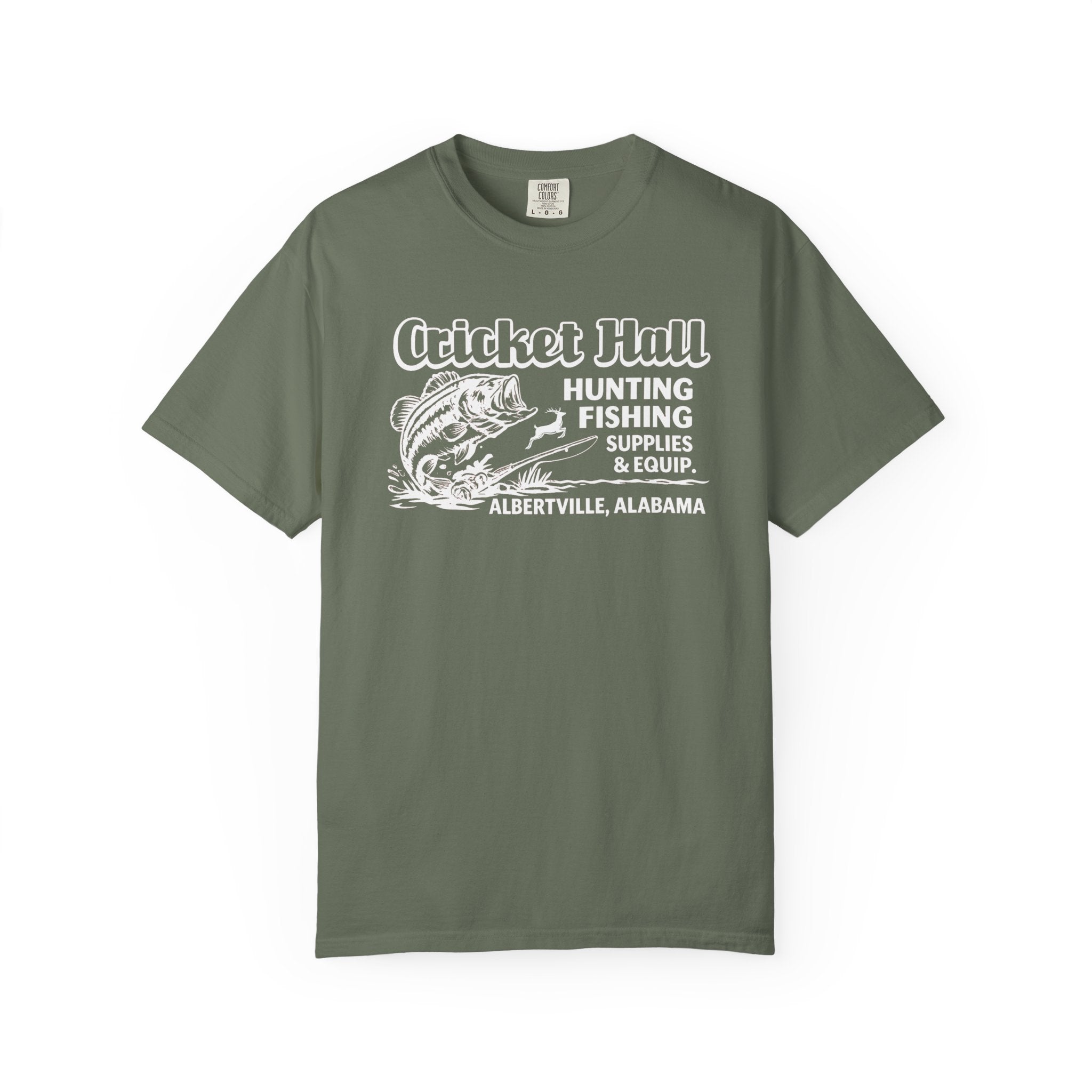 Cricket Hall Hunting & Fishing T-Shirt | Albertville, AL | Vintage Outdoor Supply