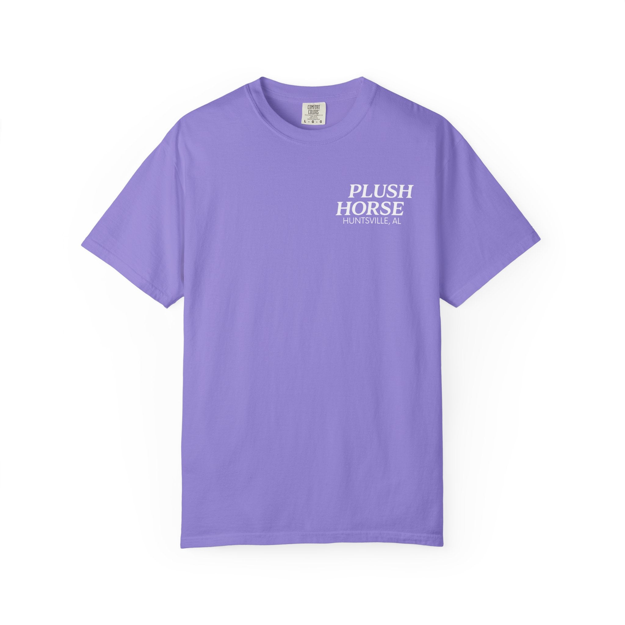 Plush Horse Bucket Logo T-Shirt — Huntsville, AL Vintage Beer Tee