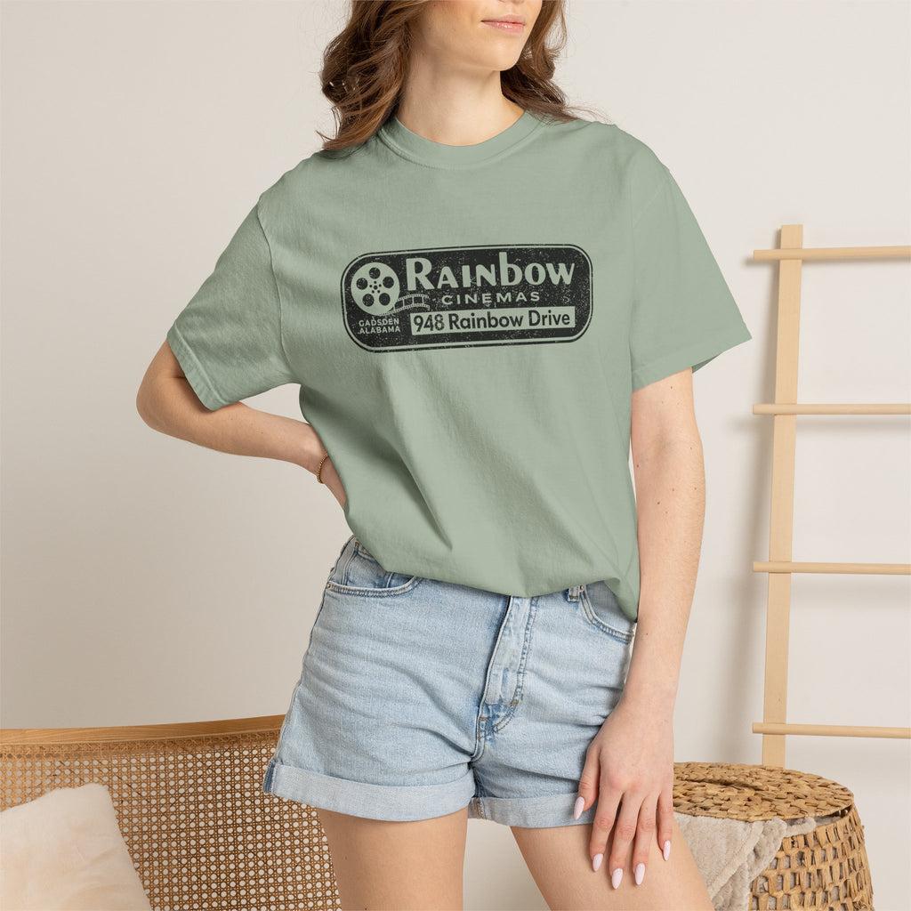Rainbow Cinemas Vintage Logo T-Shirt  Gadsden, AL