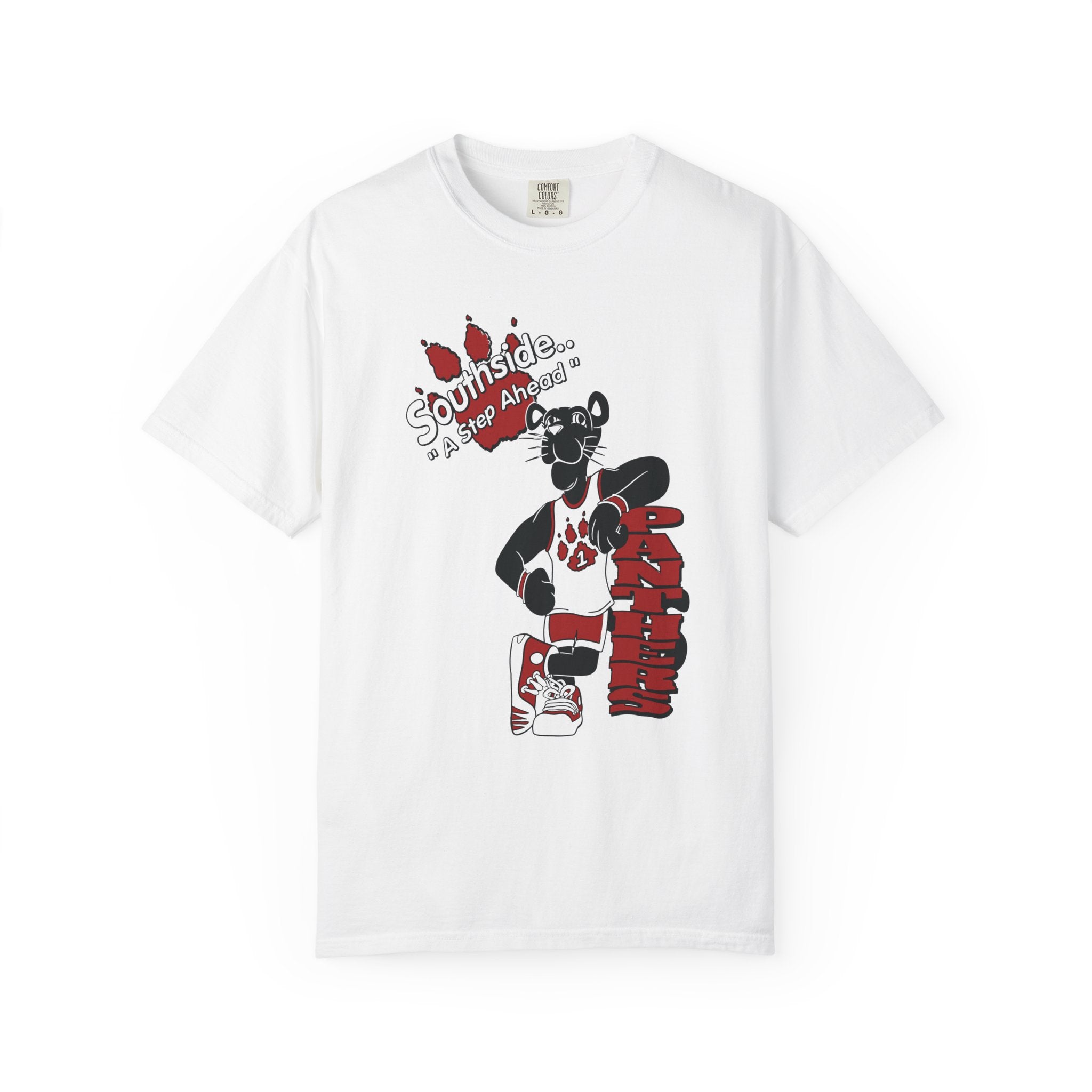 Southside High School Panthers 90's Graphic Design T-Shirt