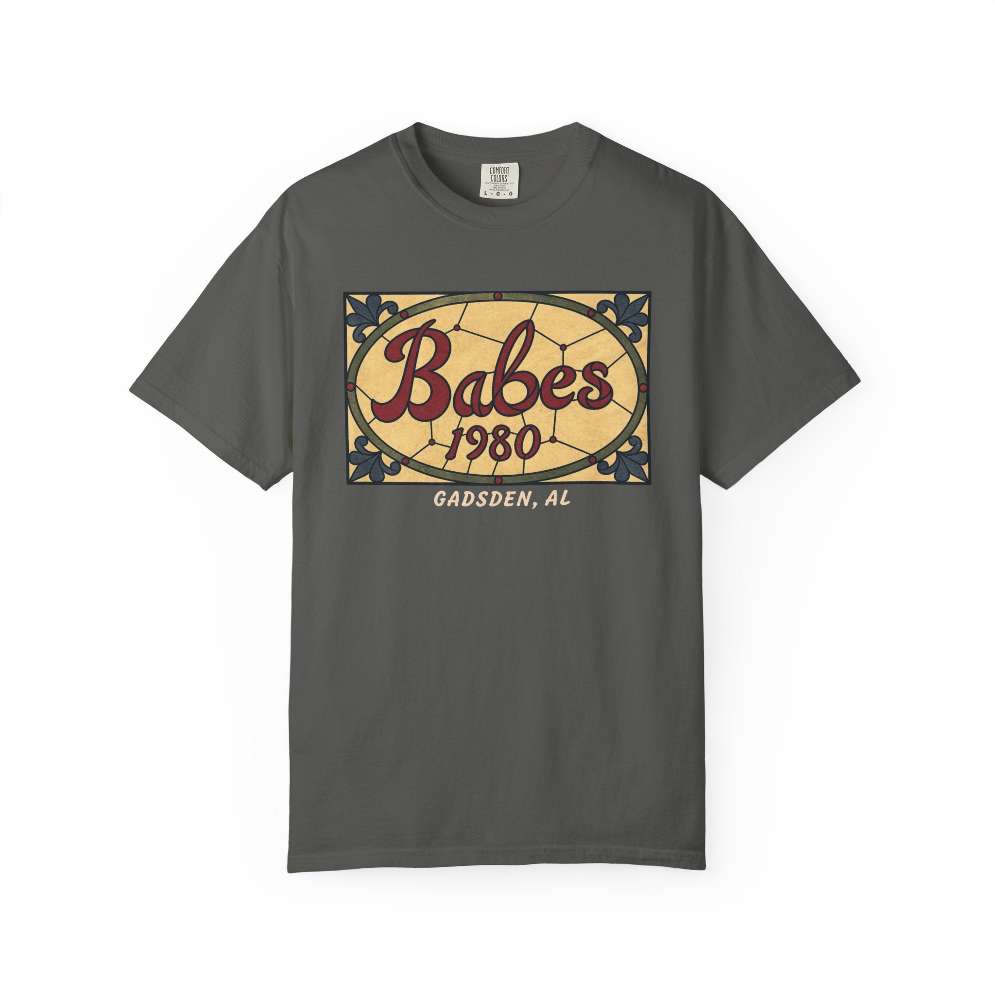 T-Shirt — Babes 1980 Gadsden, AL Vintage Sign Graphic