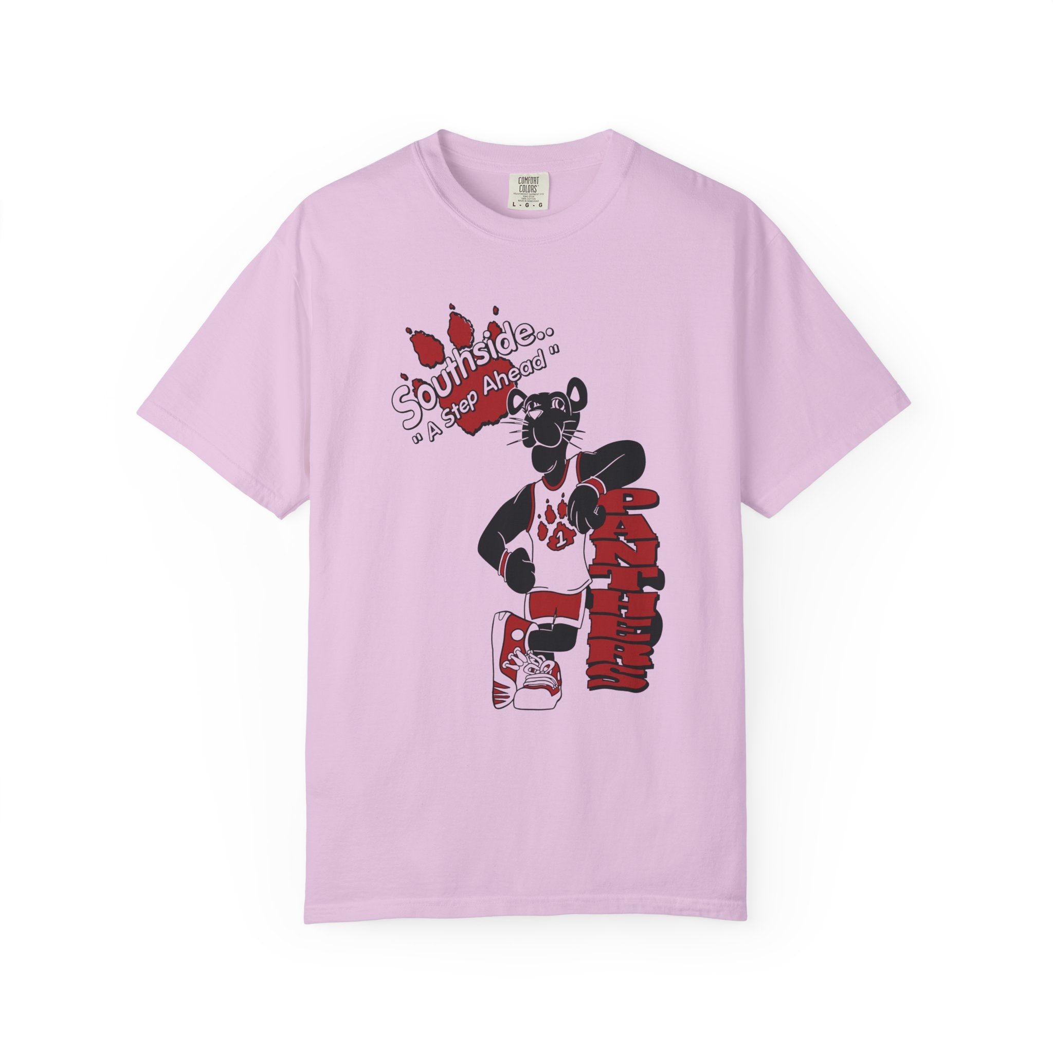 Southside High School Panthers 90's Graphic Design T-Shirt