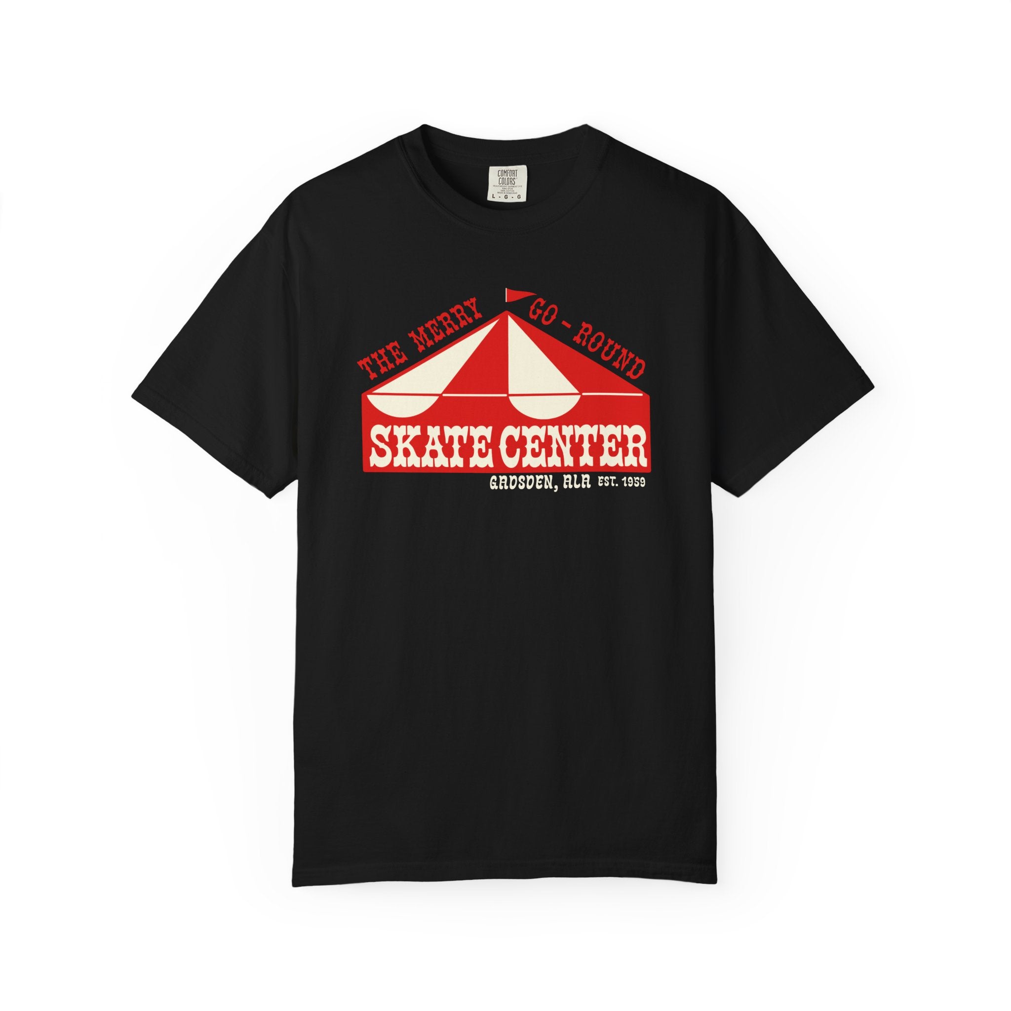 The Merry-Go-Round Skate Center | Vintage Gadsden Alabama Skating Rink Shirt Vintage Tee