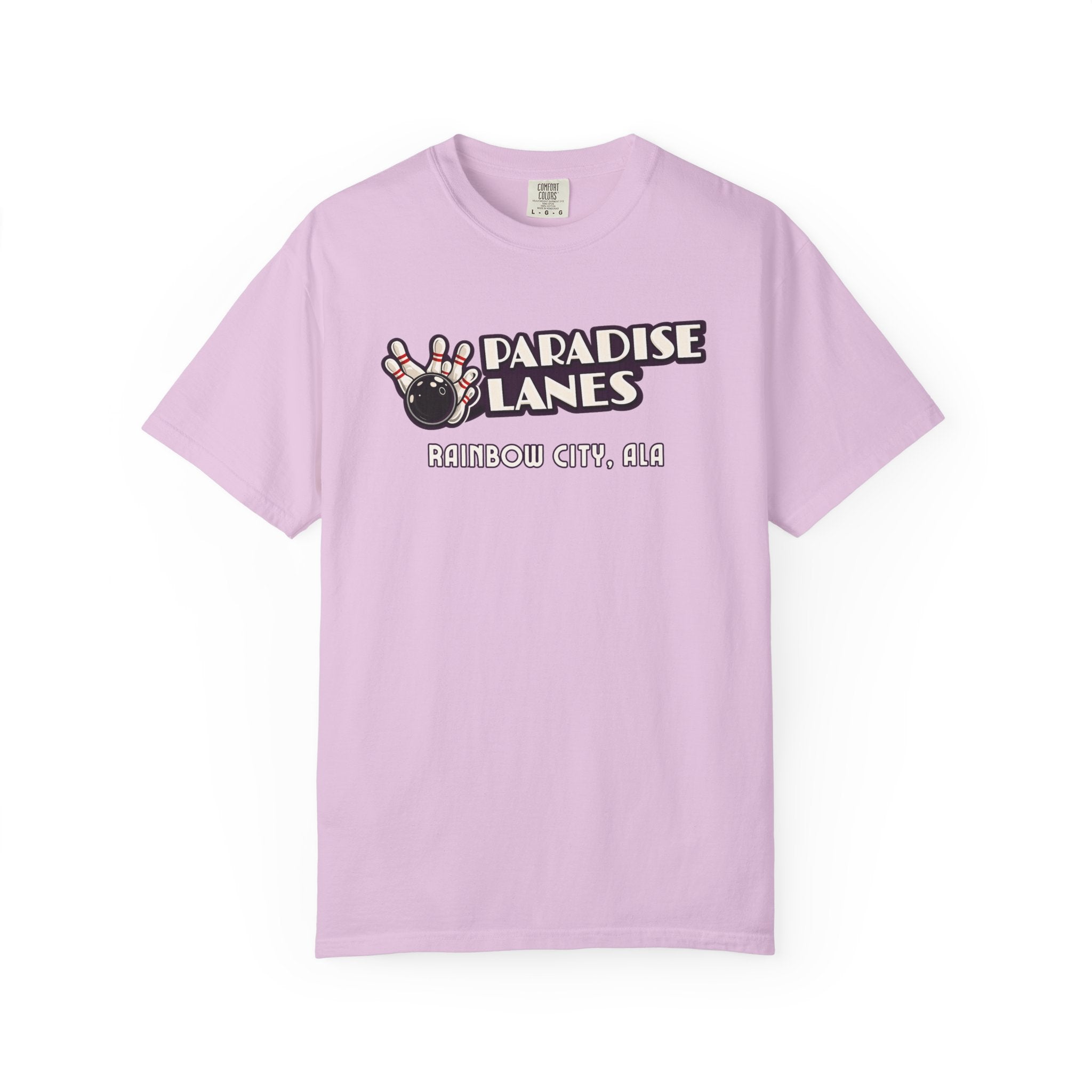 Paradise Lanes — Rainbow City, Ala. — Vintage Bowling Tee