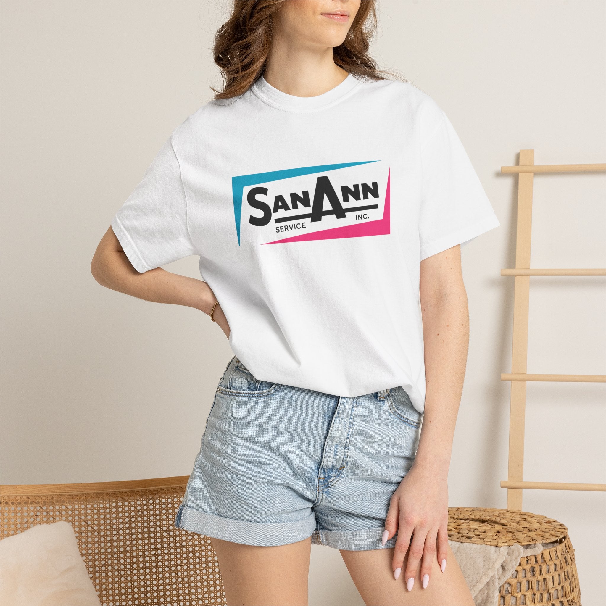 San Ann Service Inc. — Vintage Marshall County, Alabama Gas Station Tee