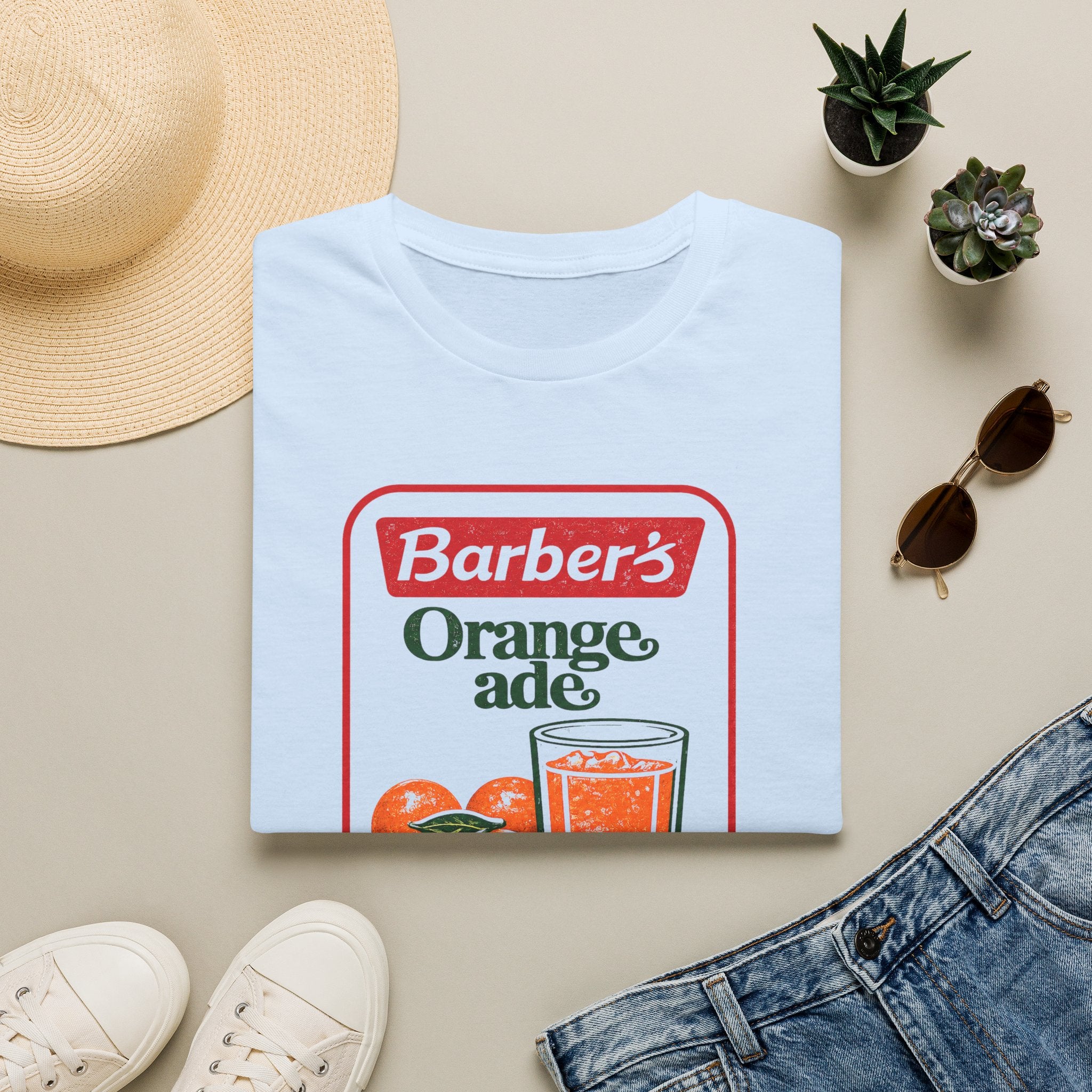 Barber’s Orange Ade Retro Style T-Shirt