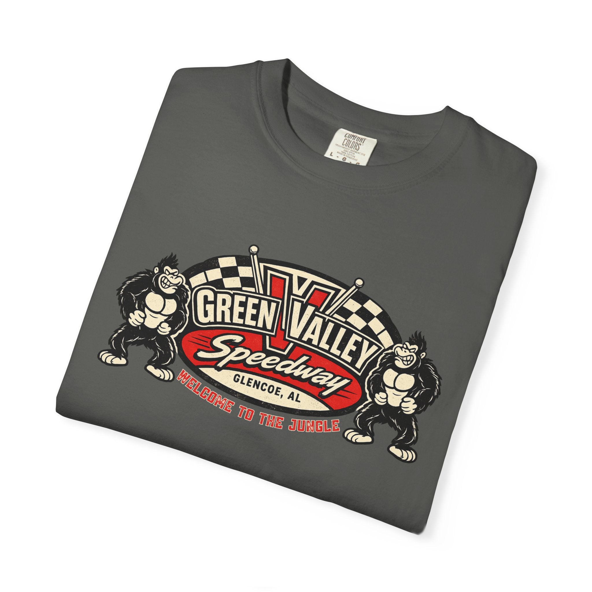 Green Valley Speedway | Welcome to the Jungle Glencoe, AL | Vintage Style T-Shirt