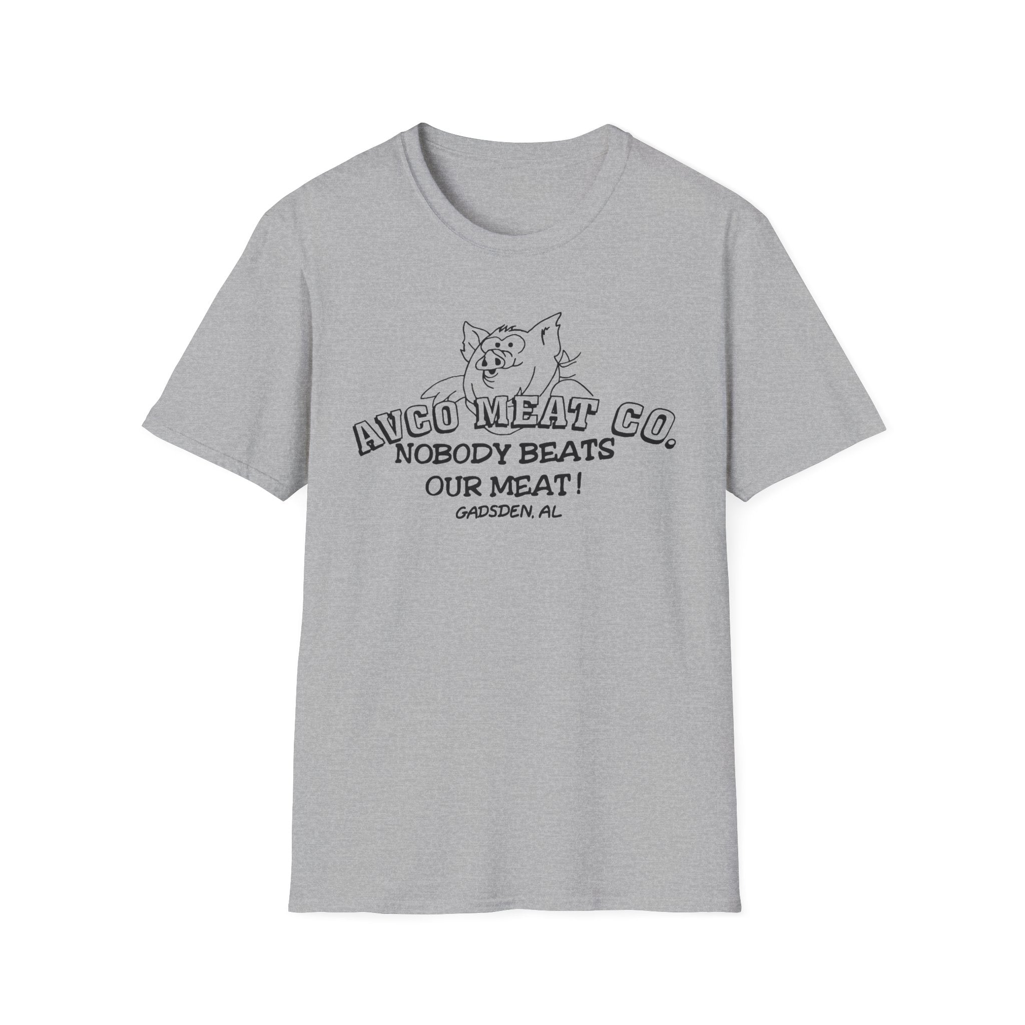 AVCO Meat Co. T-Shirt - Nobody Beats Our Meats Gadsden, Al