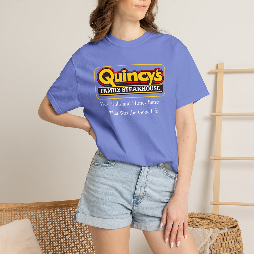 Quincy's Family Steakhouse — Yeast Rolls and Honey Butter Tee