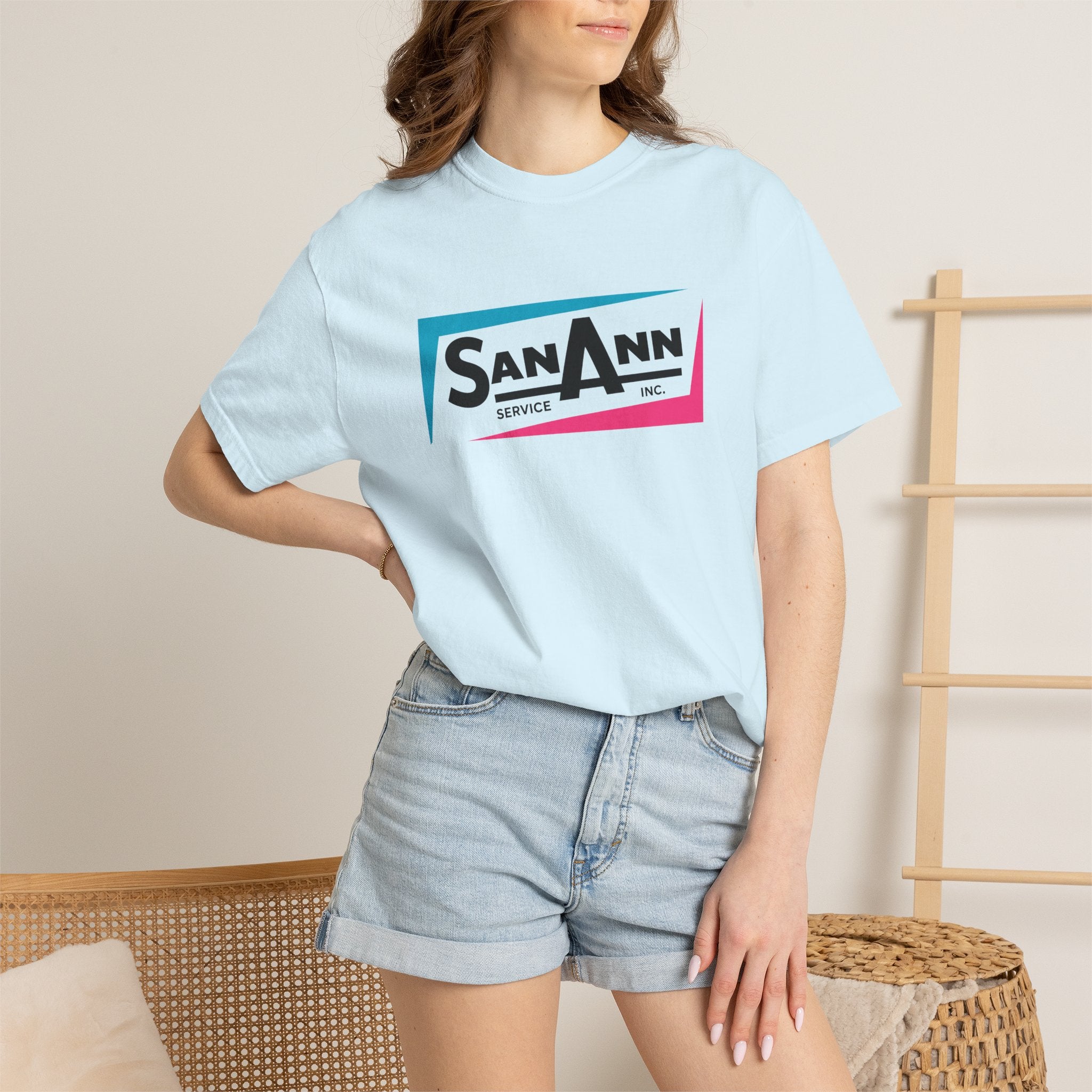 San Ann Service Inc. — Vintage Marshall County, Alabama Gas Station Tee