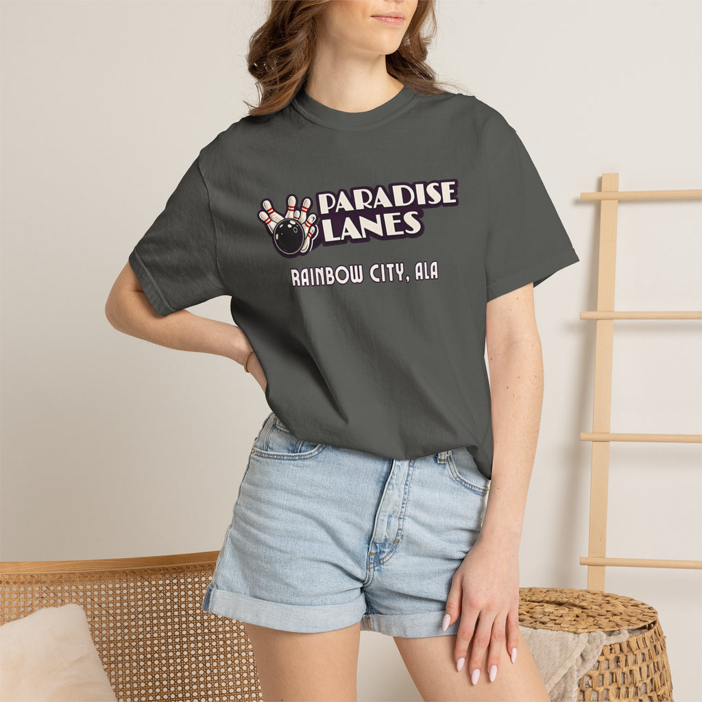 Paradise Lanes — Rainbow City, Ala. — Vintage Bowling Tee