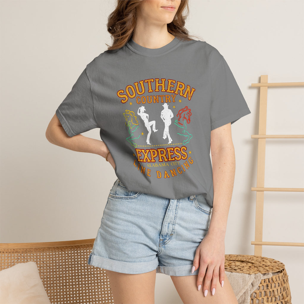 Southern Country Express Line Dancing Club — Alabama City Vintage 90s Country Tee