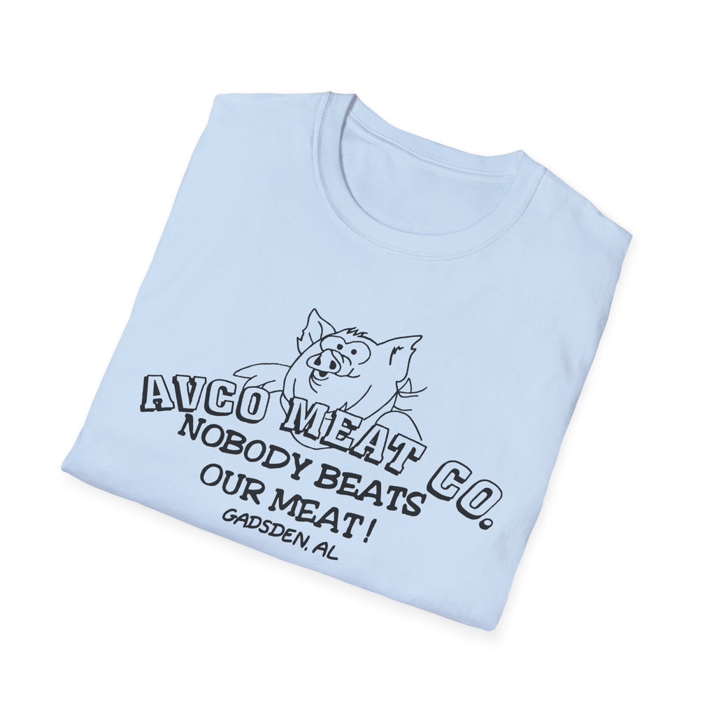 AVCO Meat Co. T-Shirt - Nobody Beats Our Meats Gadsden, Al