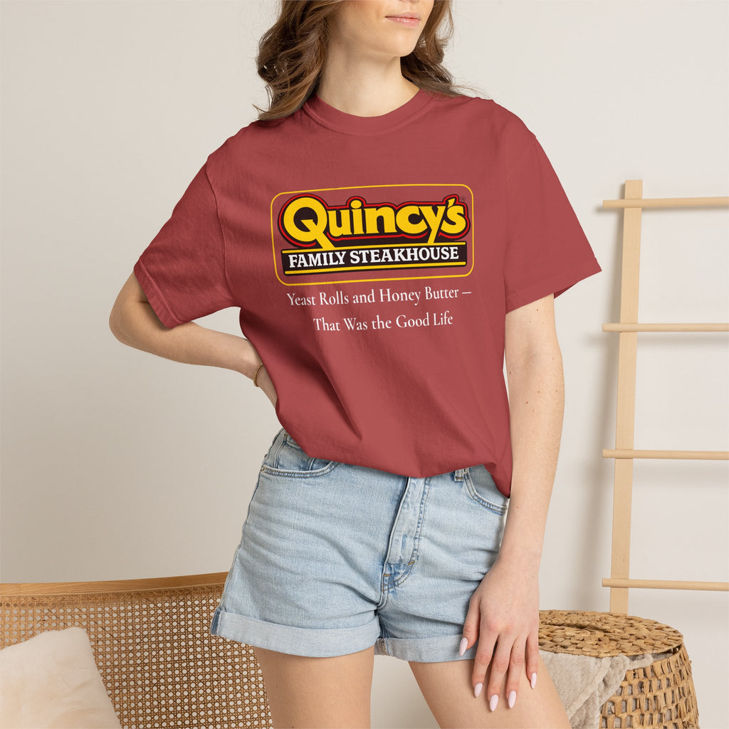 Quincy's Family Steakhouse — Yeast Rolls and Honey Butter Tee