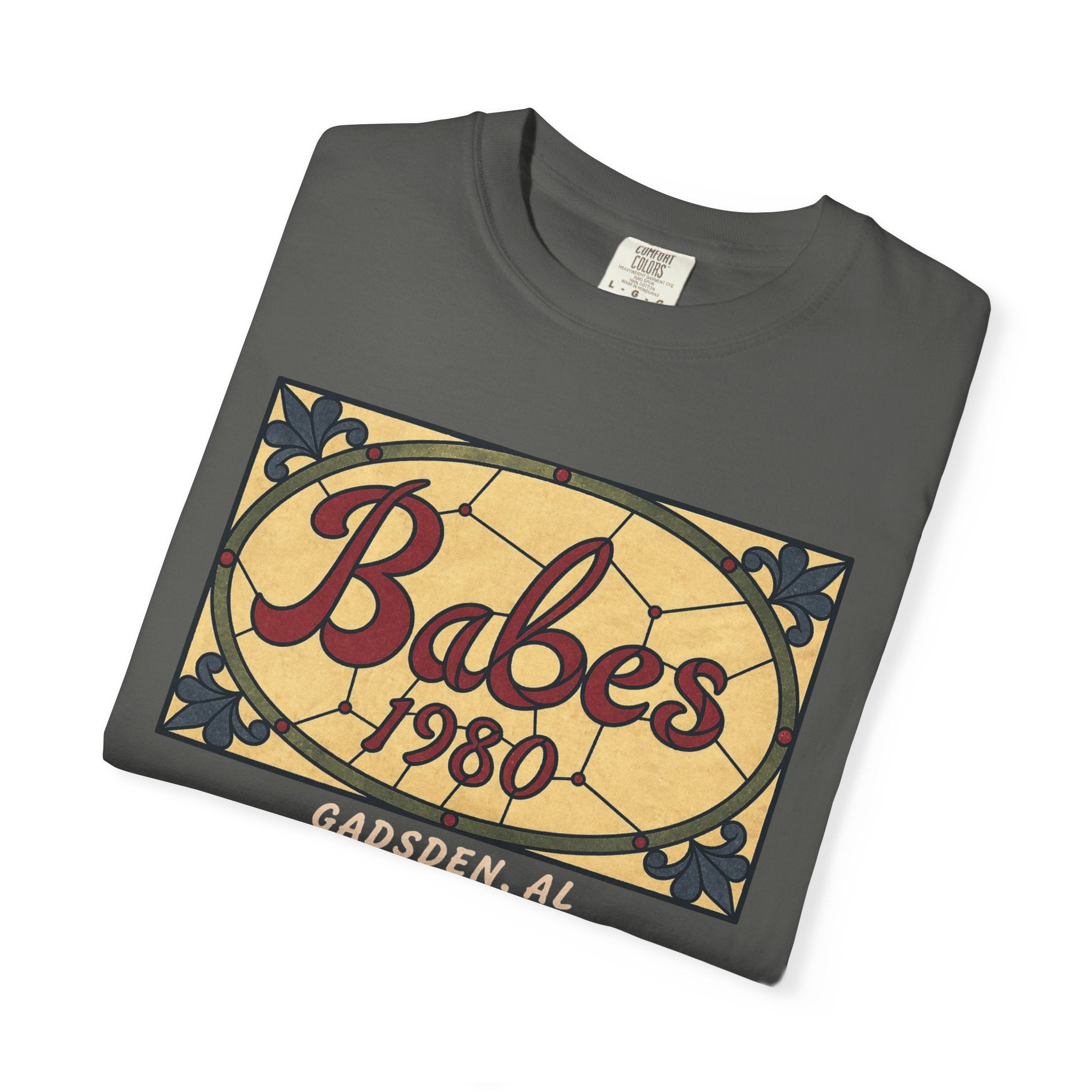 T-Shirt — Babes 1980 Gadsden, AL Vintage Sign Graphic