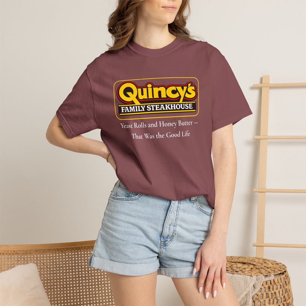 Quincy's Family Steakhouse — Yeast Rolls and Honey Butter Tee