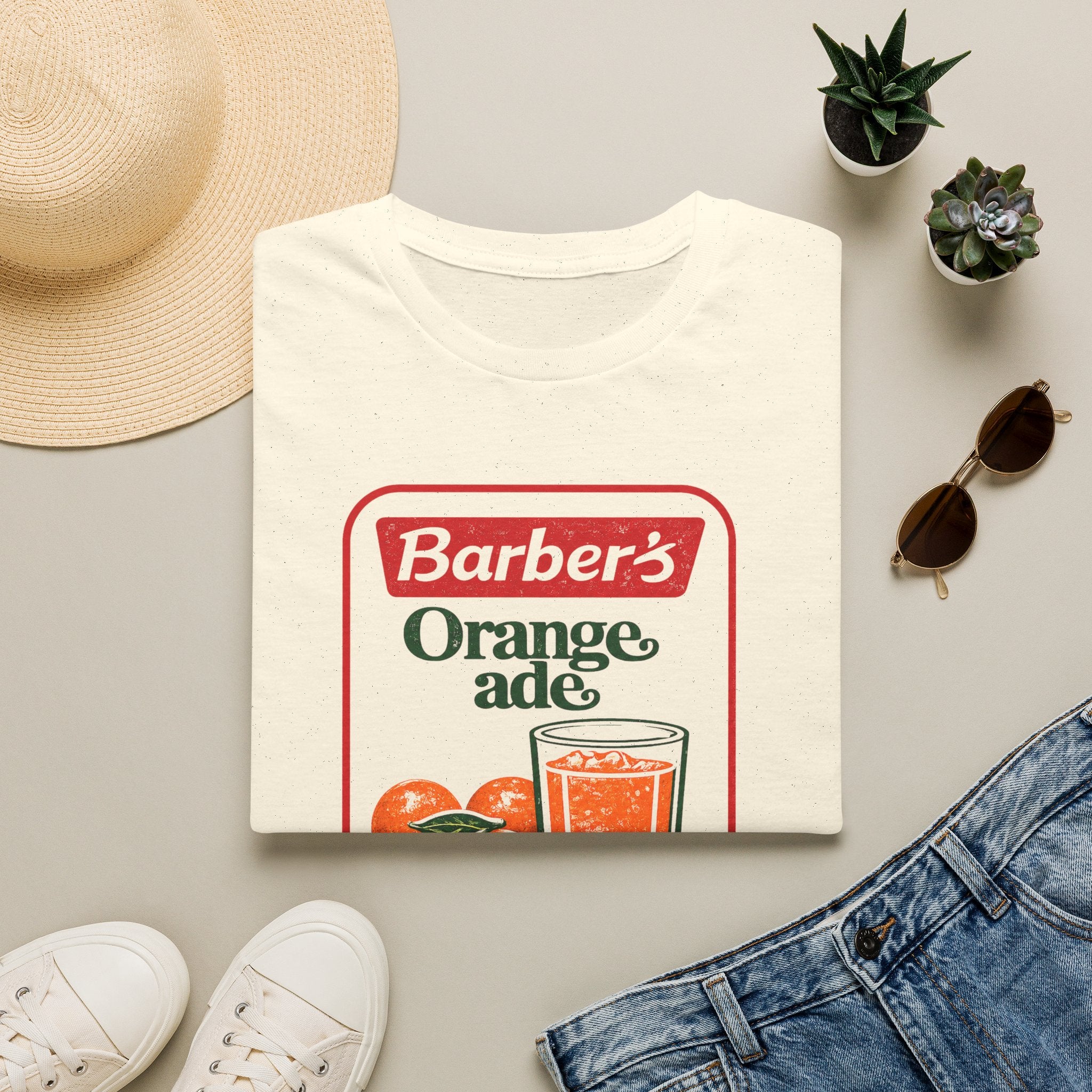 Barber’s Orange Ade Retro Style T-Shirt
