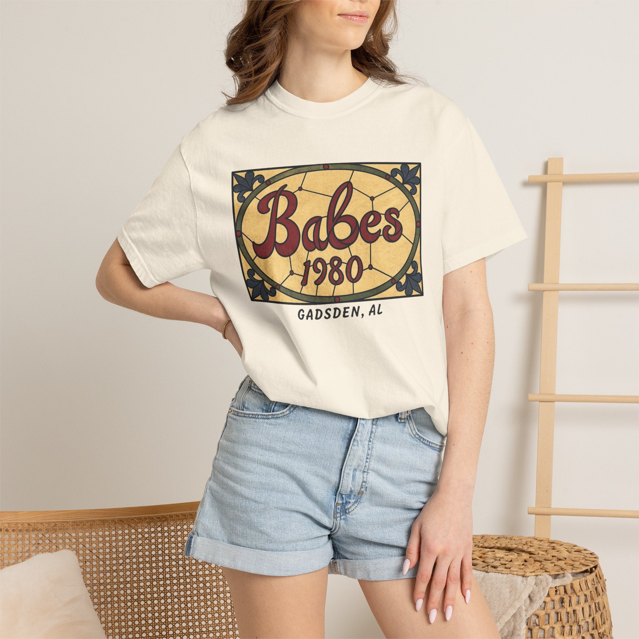 T-Shirt — Babes 1980 Gadsden, AL Vintage Sign Graphic