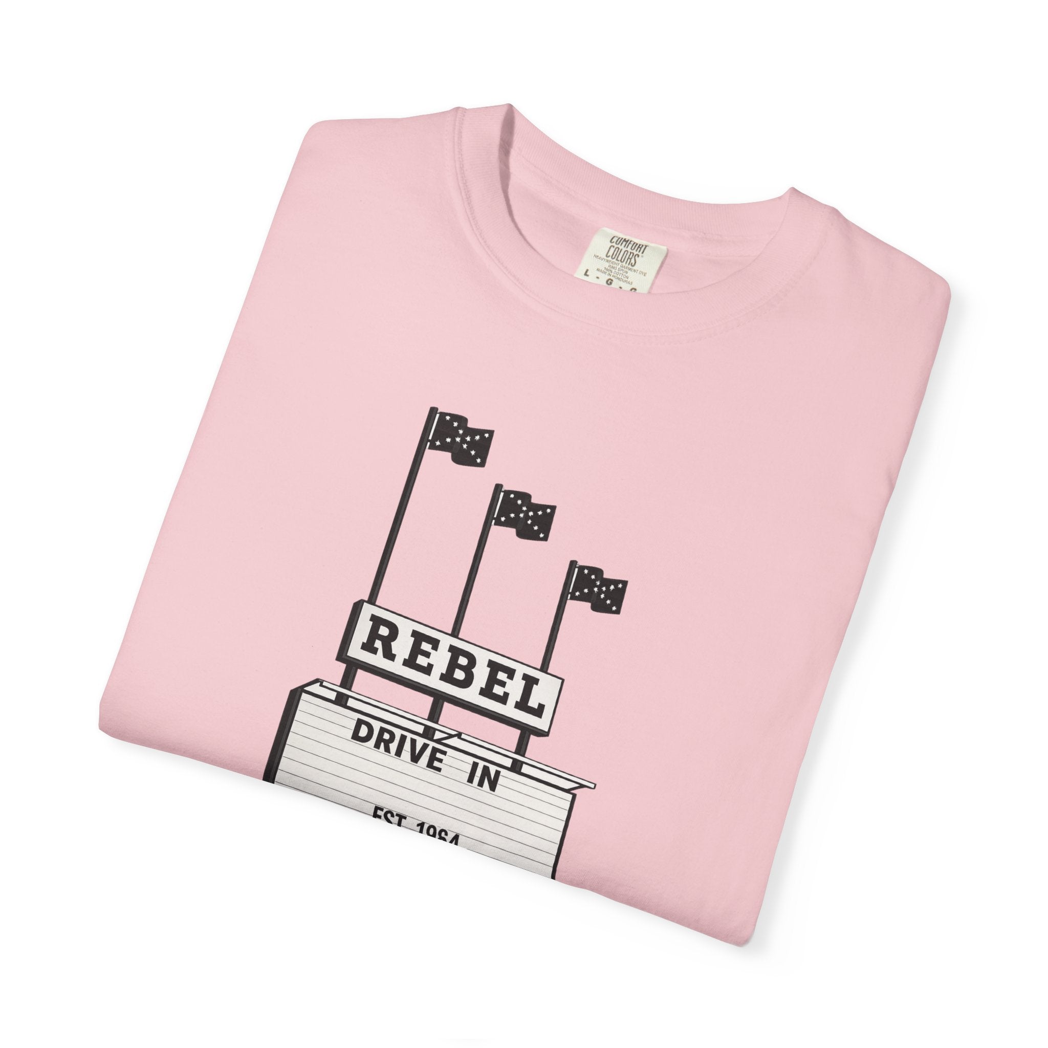 Rebel Drive-In Sign T-Shirt | Gadsden, Ala. vintage marquee design