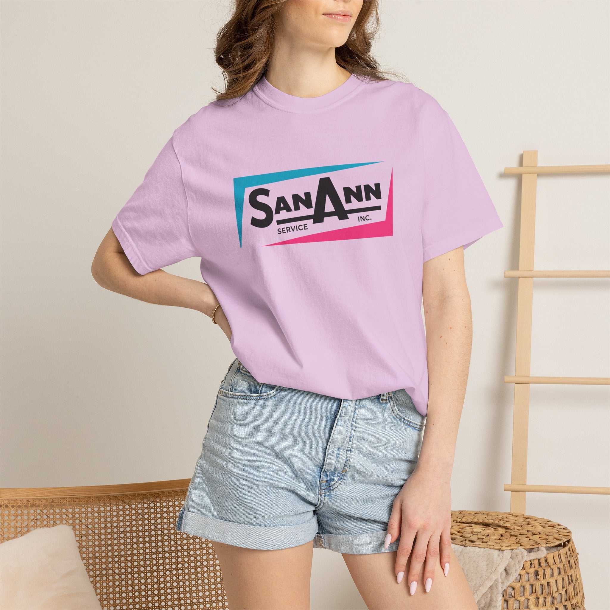 San Ann Service Inc. — Vintage Marshall County, Alabama Gas Station Tee