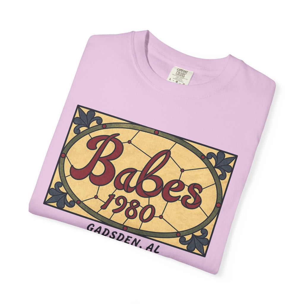 T-Shirt — Babes 1980 Gadsden, AL Vintage Sign Graphic