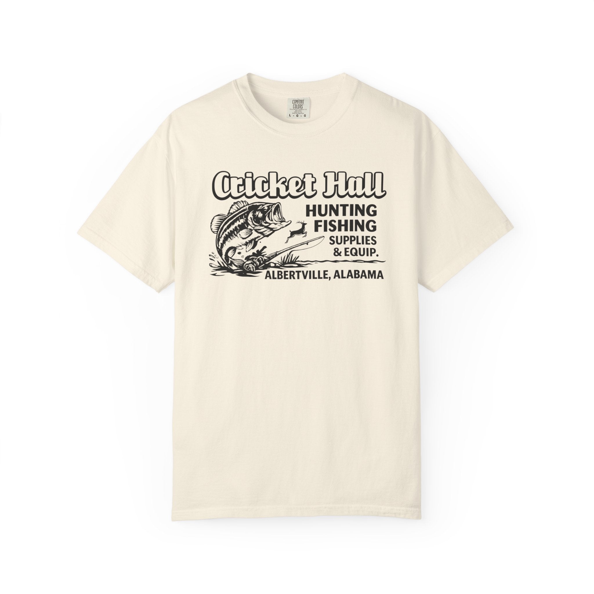 Cricket Hall Hunting & Fishing T-Shirt | Albertville, AL | Vintage Outdoor Supply